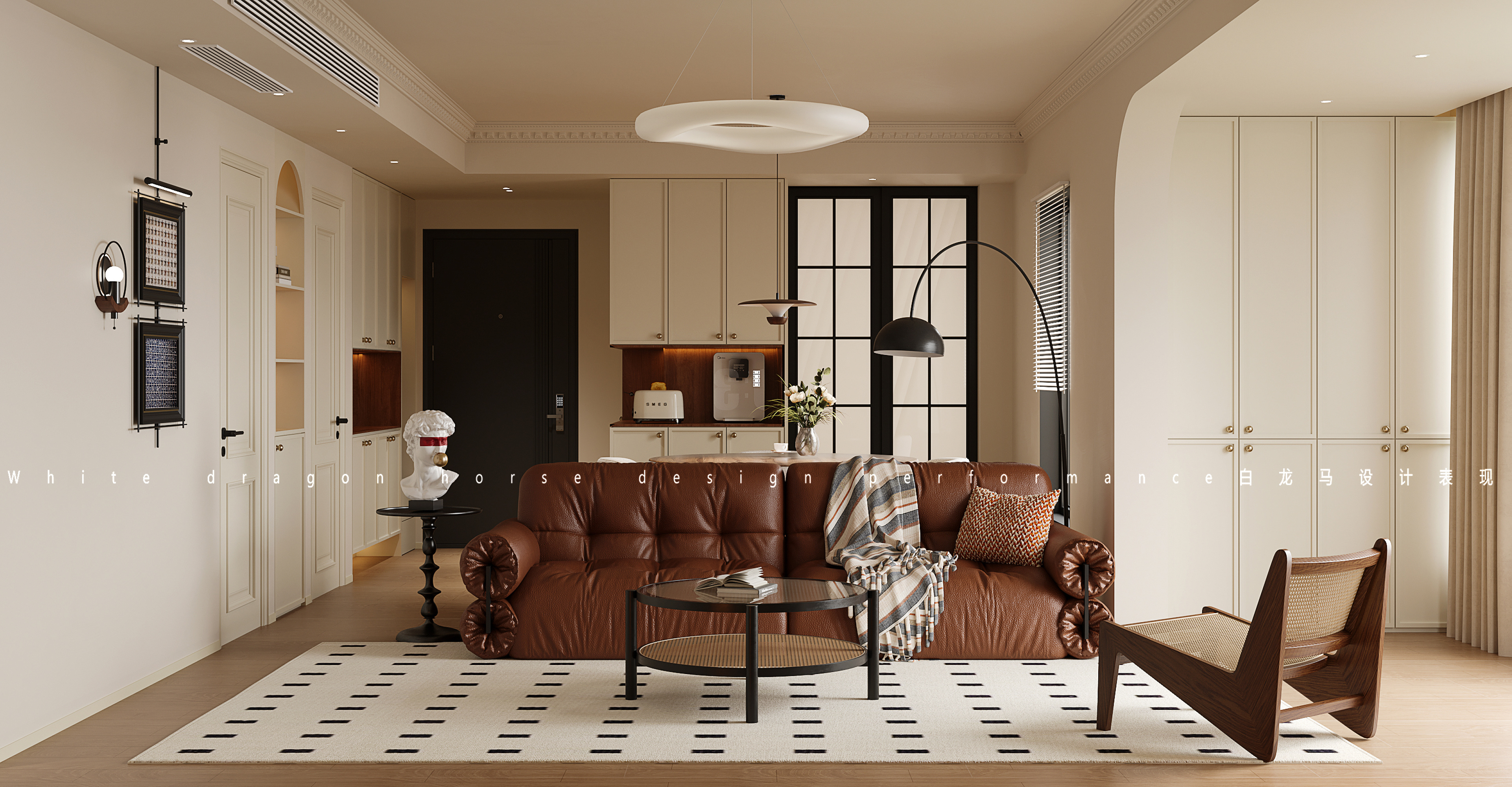 中古风家装效果图[ID: 114050120]_建e效果图