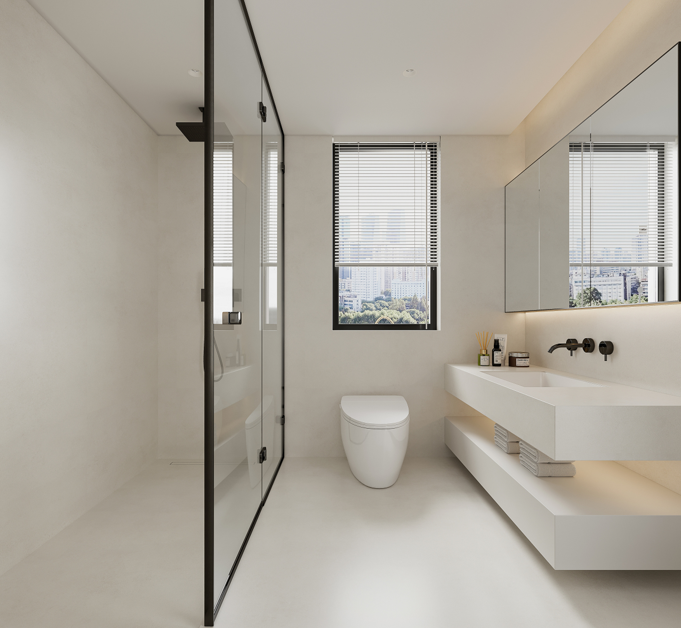 法式奶油风家装效果图[ID: 114050203]_建e效果图