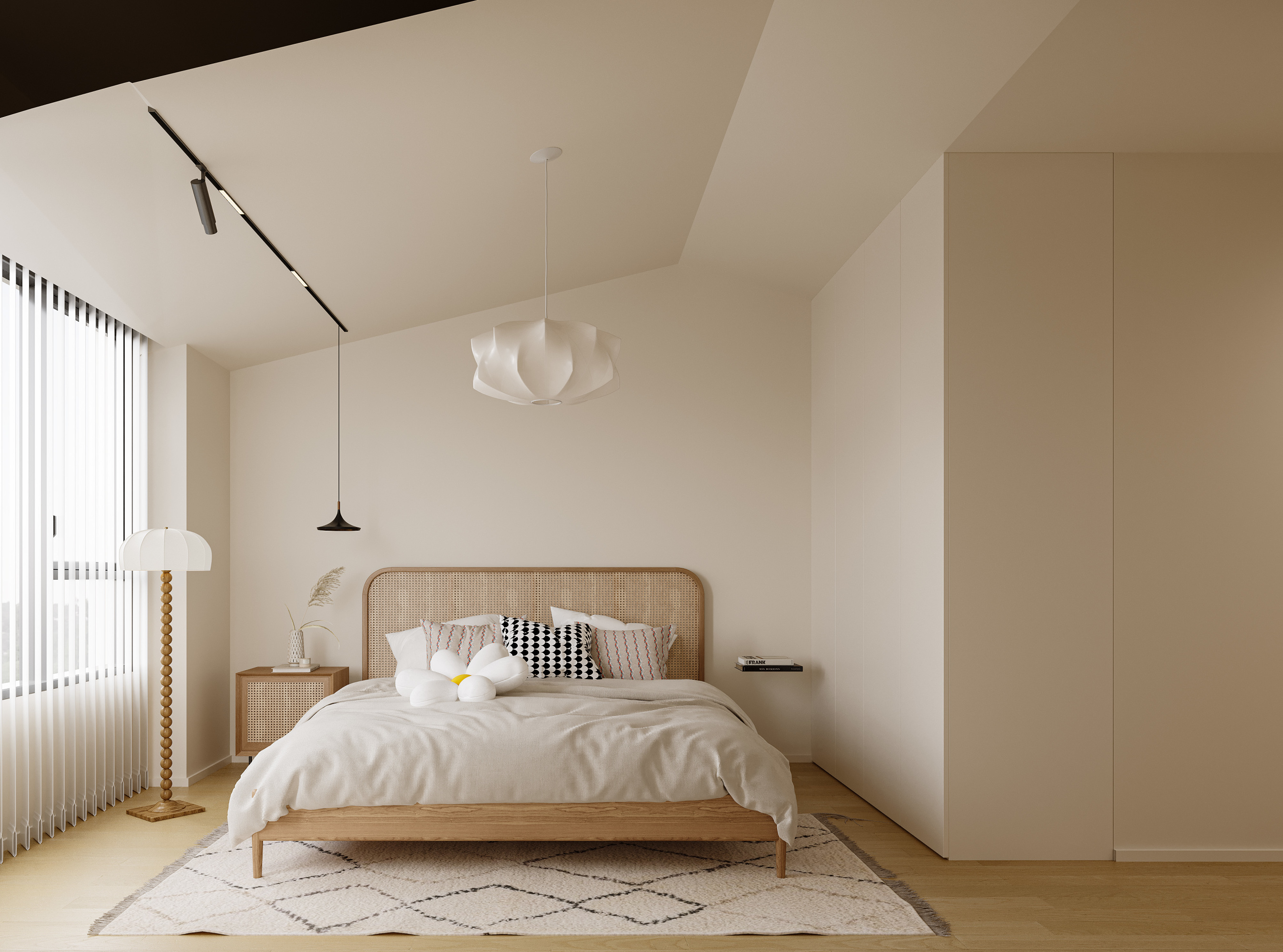 简约奶油风家装效果图[ID: 114050172]_建e效果图