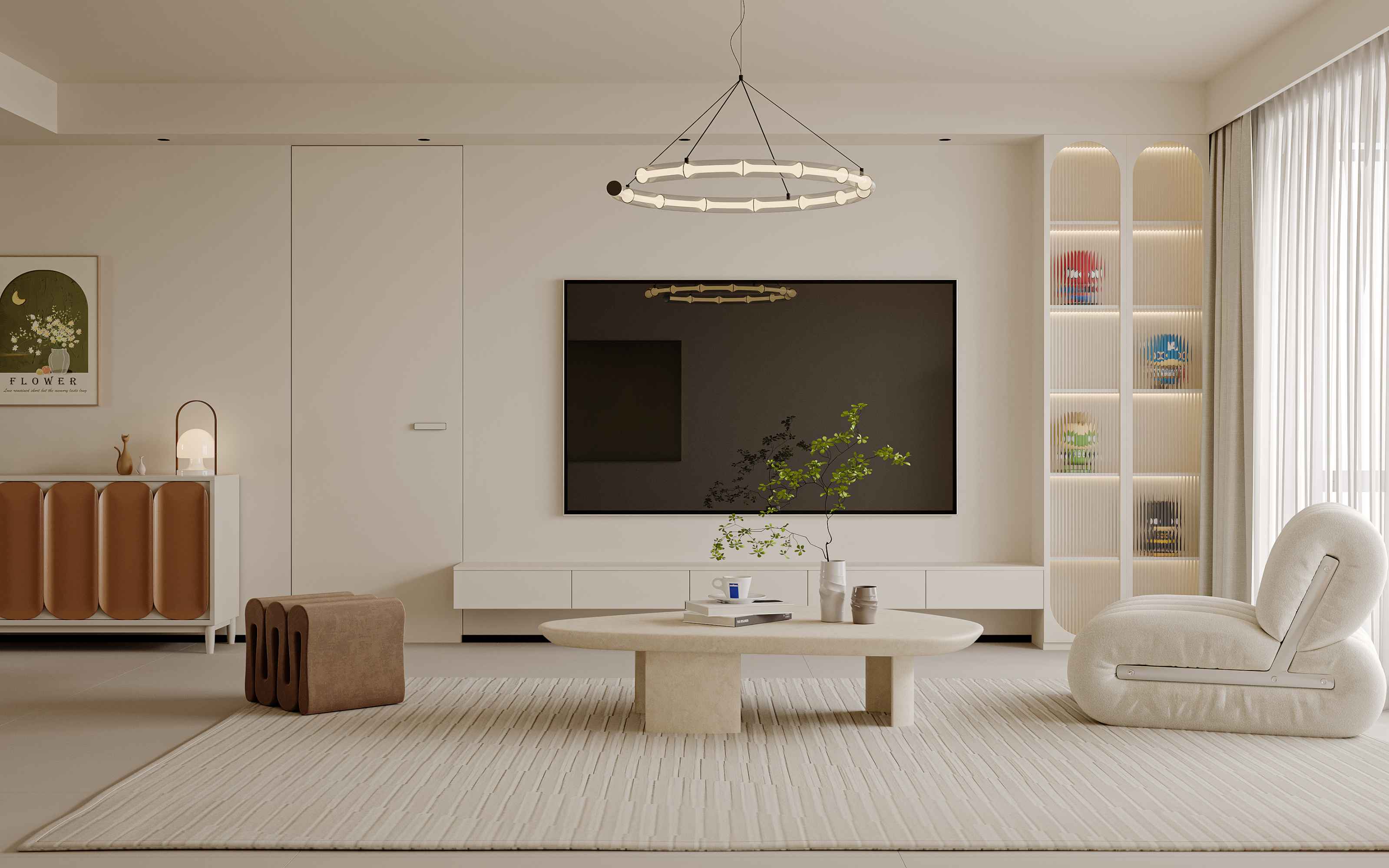 现代简约家装效果图[ID: 114050287]_建e效果图