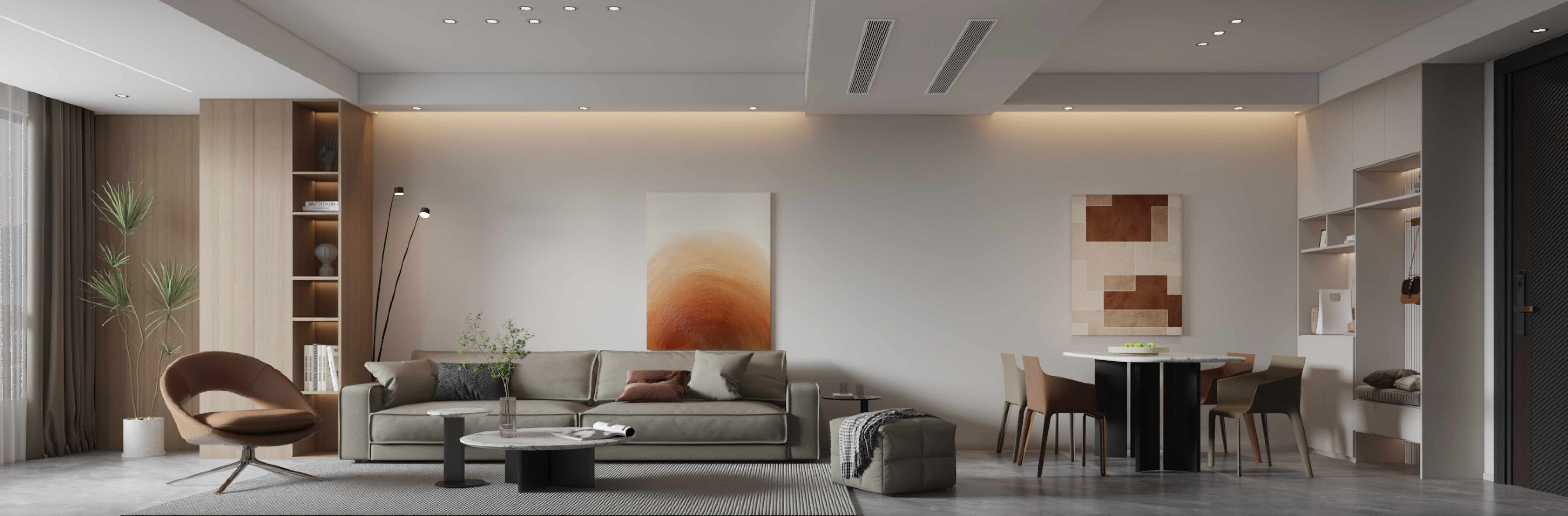 现代简约家装效果图[ID: 114050240]_建e效果图