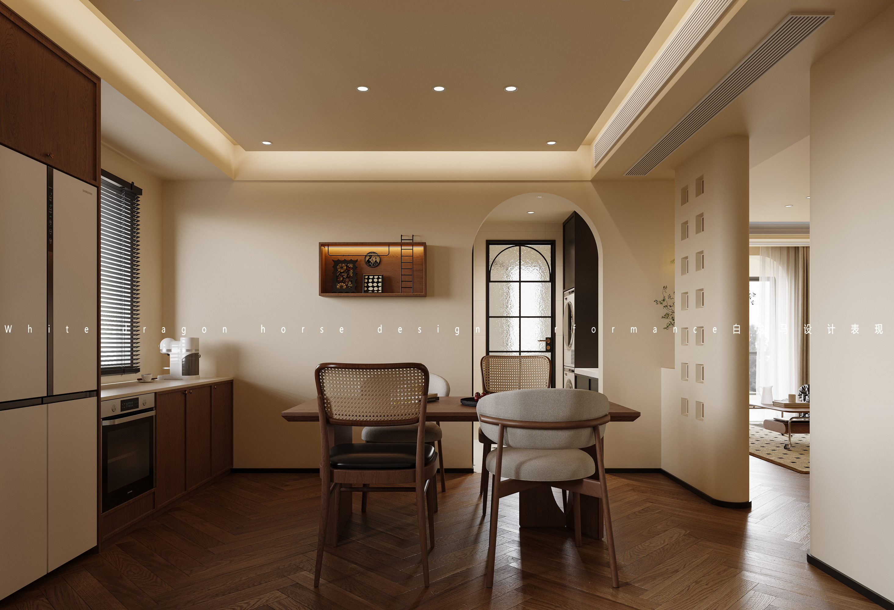 中古风家装效果图[ID: 114050211]_建e效果图