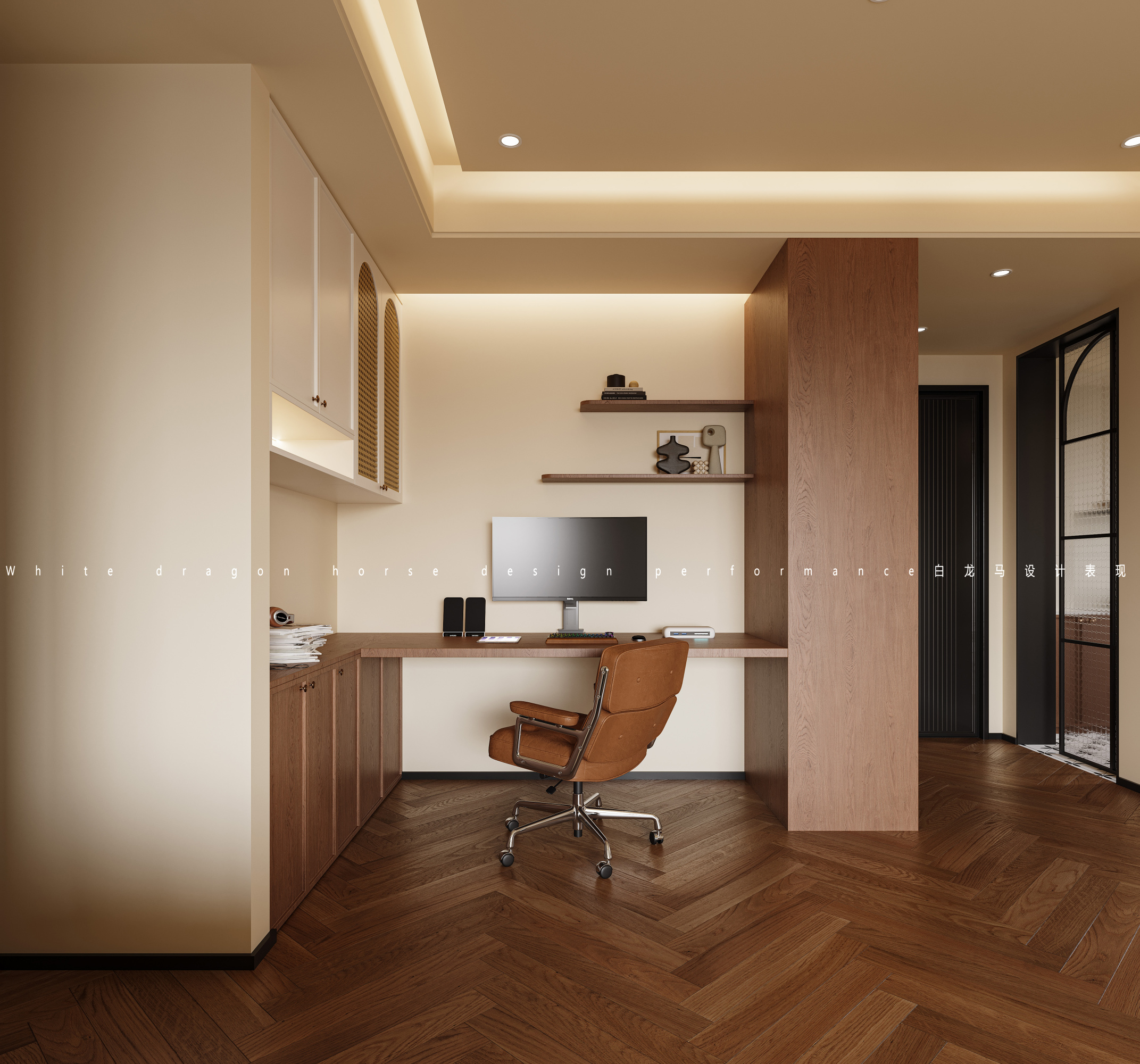 中古风家装效果图[ID: 114050211]_建e效果图