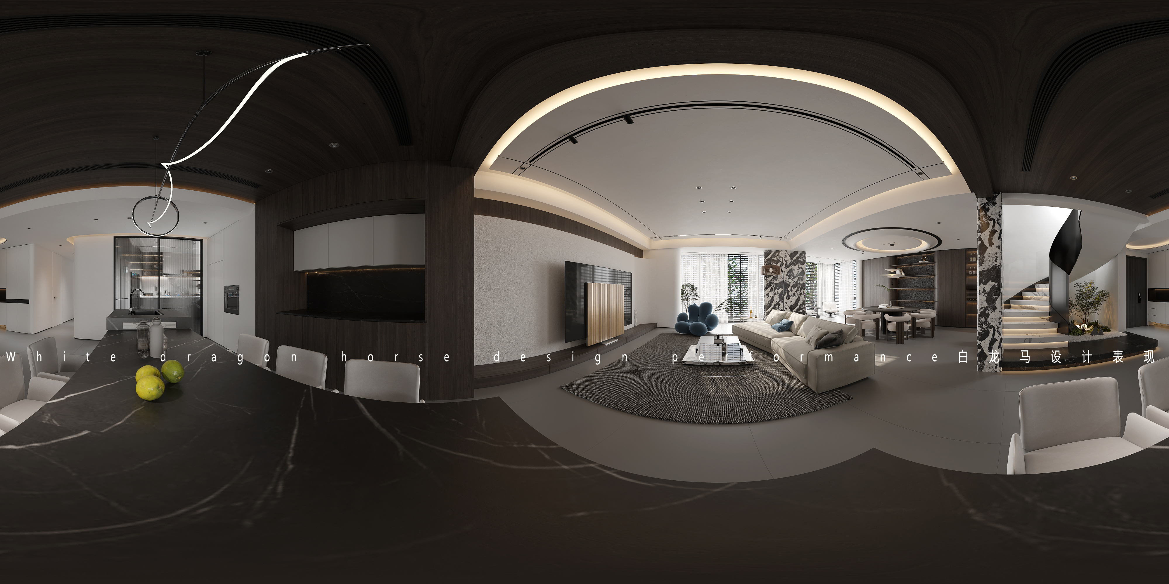 意式轻奢别墅效果图[ID: 114050276]_建e效果图