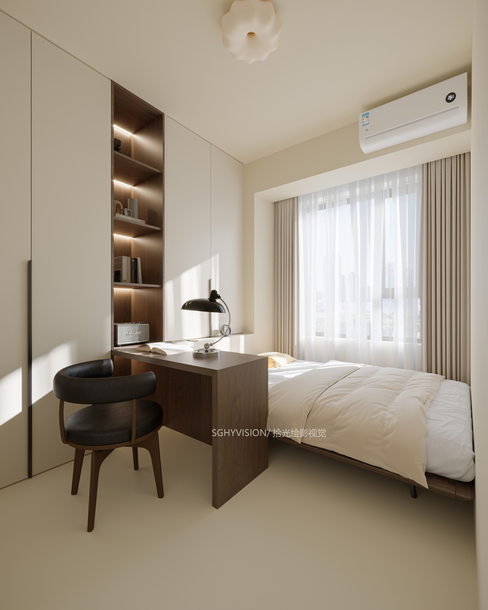 奶油中古风家装效果图[ID: 114050164]_建e效果图