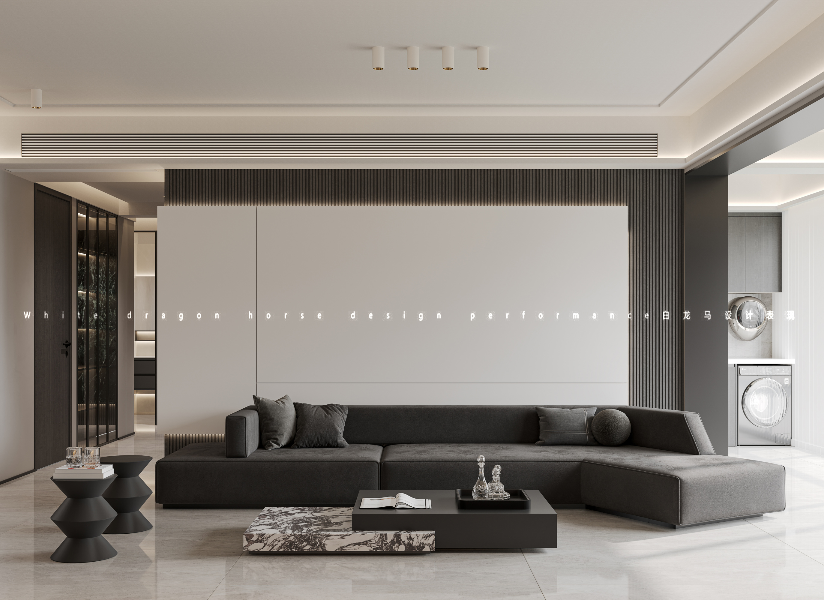现代极简质感家装效果图[ID: 114050183]_建e效果图