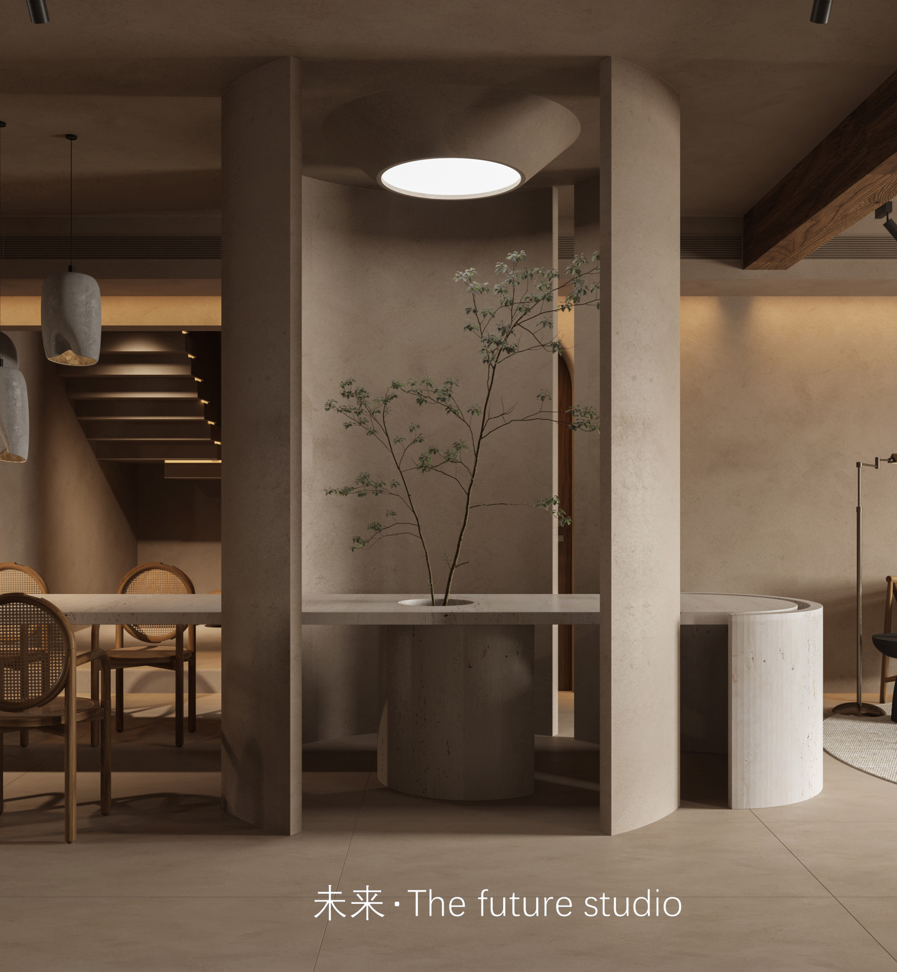 侘寂风家装效果图[ID: 114246684]_建e效果图