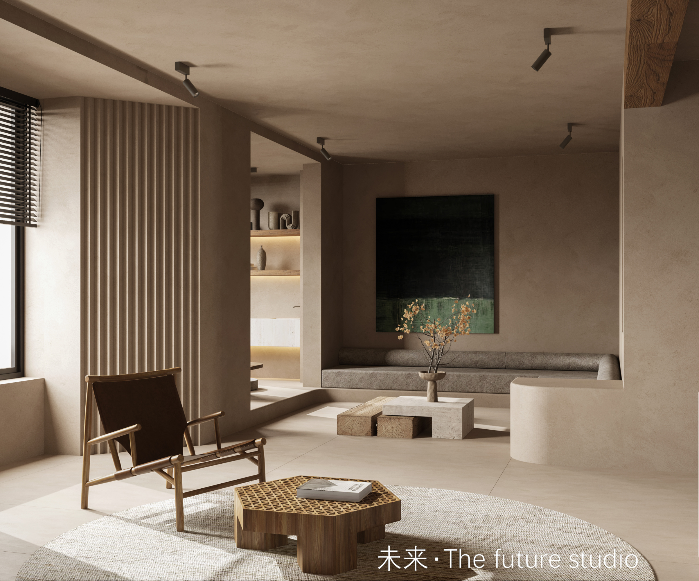 侘寂风家装效果图[ID: 114246684]_建e效果图