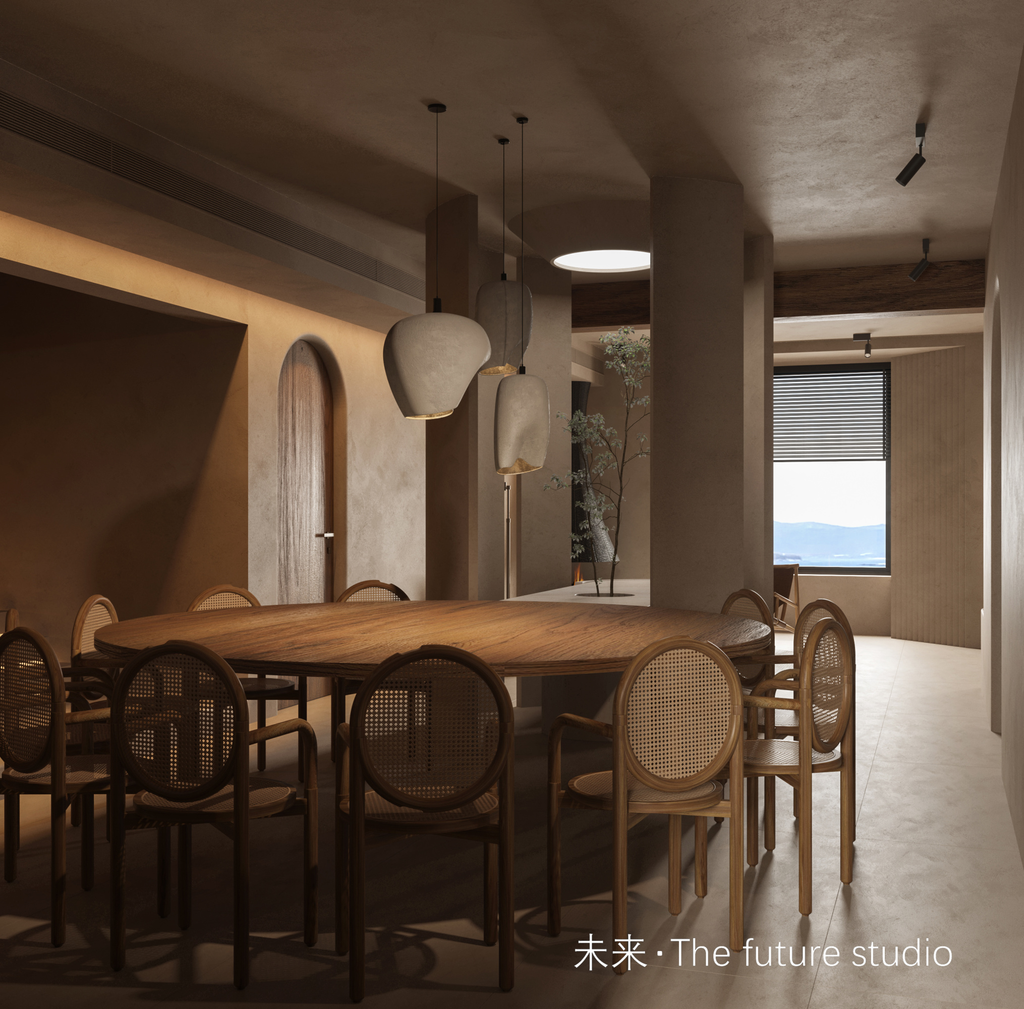 侘寂风家装效果图[ID: 114246684]_建e效果图