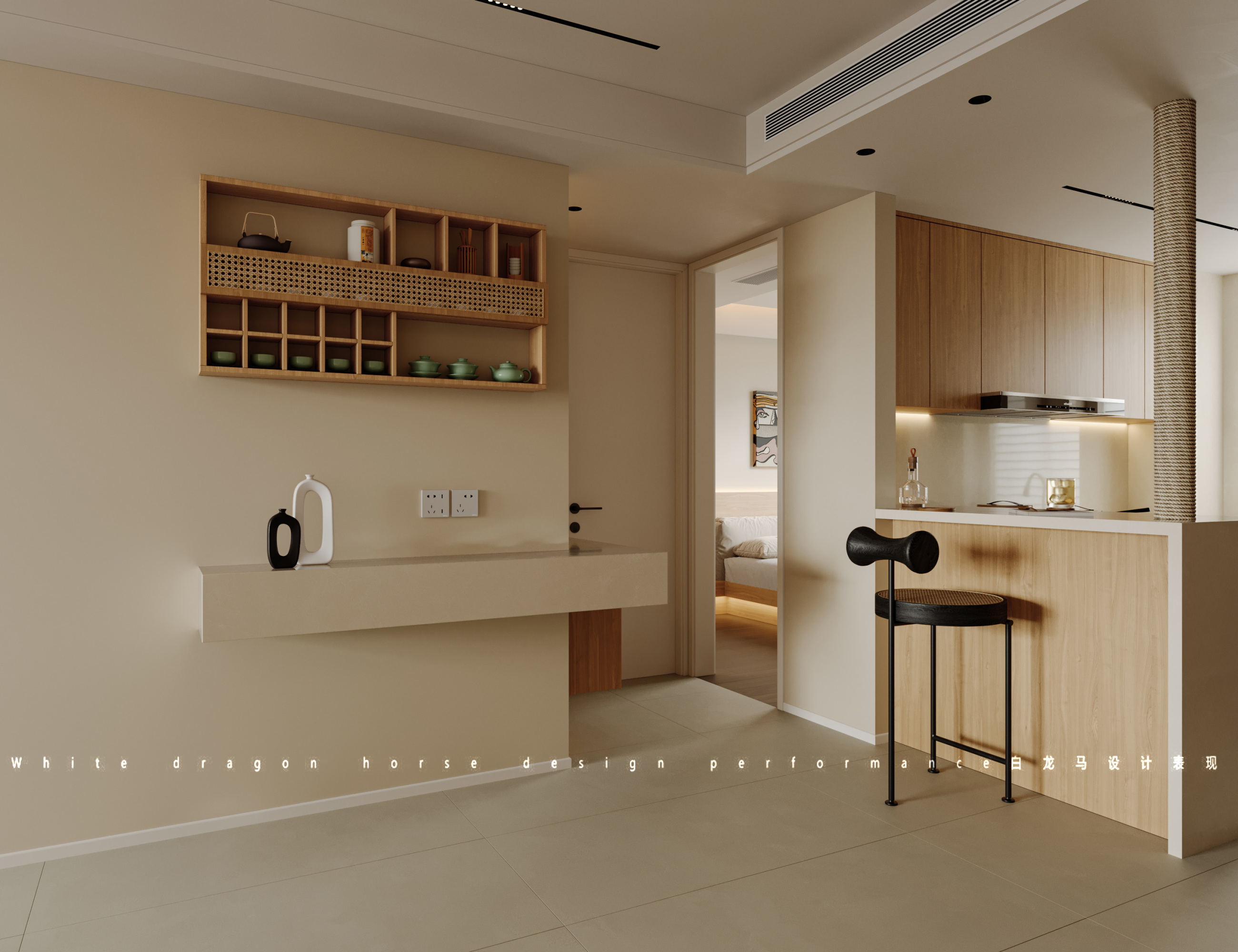 轻侘寂简约风家装效果图[ID: 114246753]_建e效果图