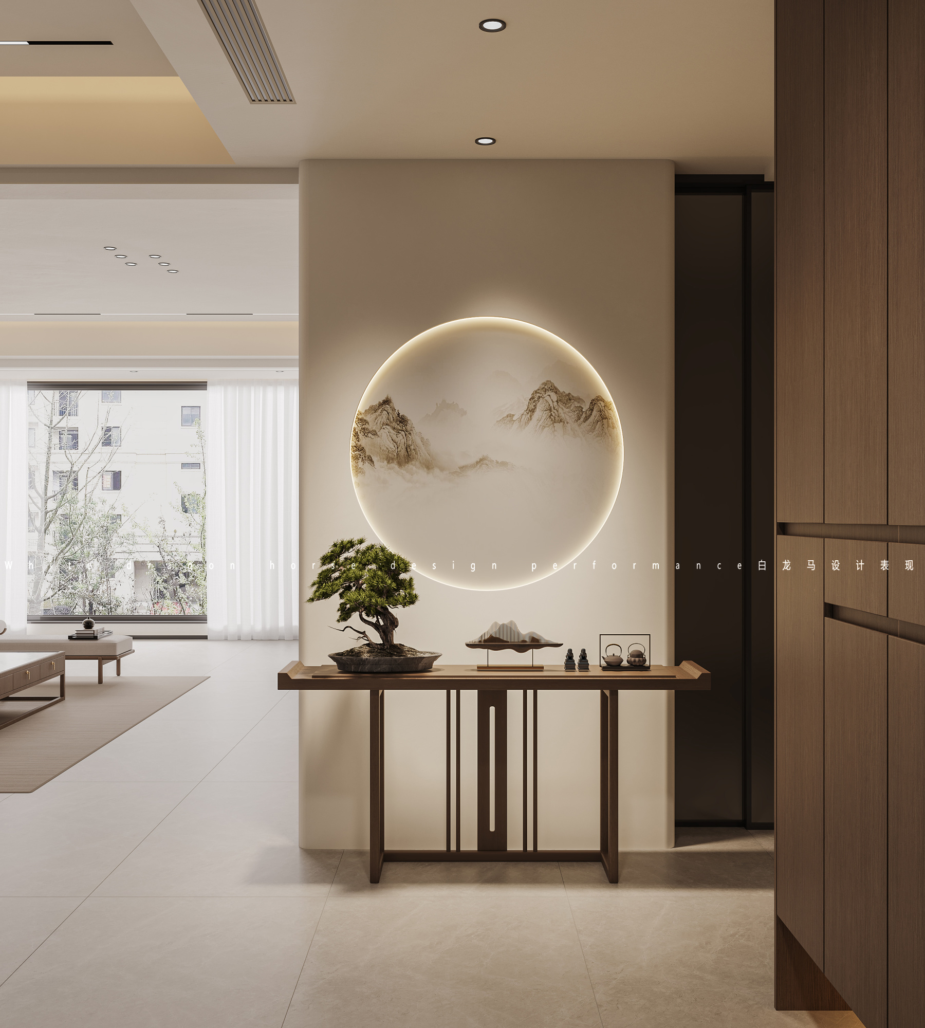 新中式家装效果图[ID: 114246832]_建e效果图