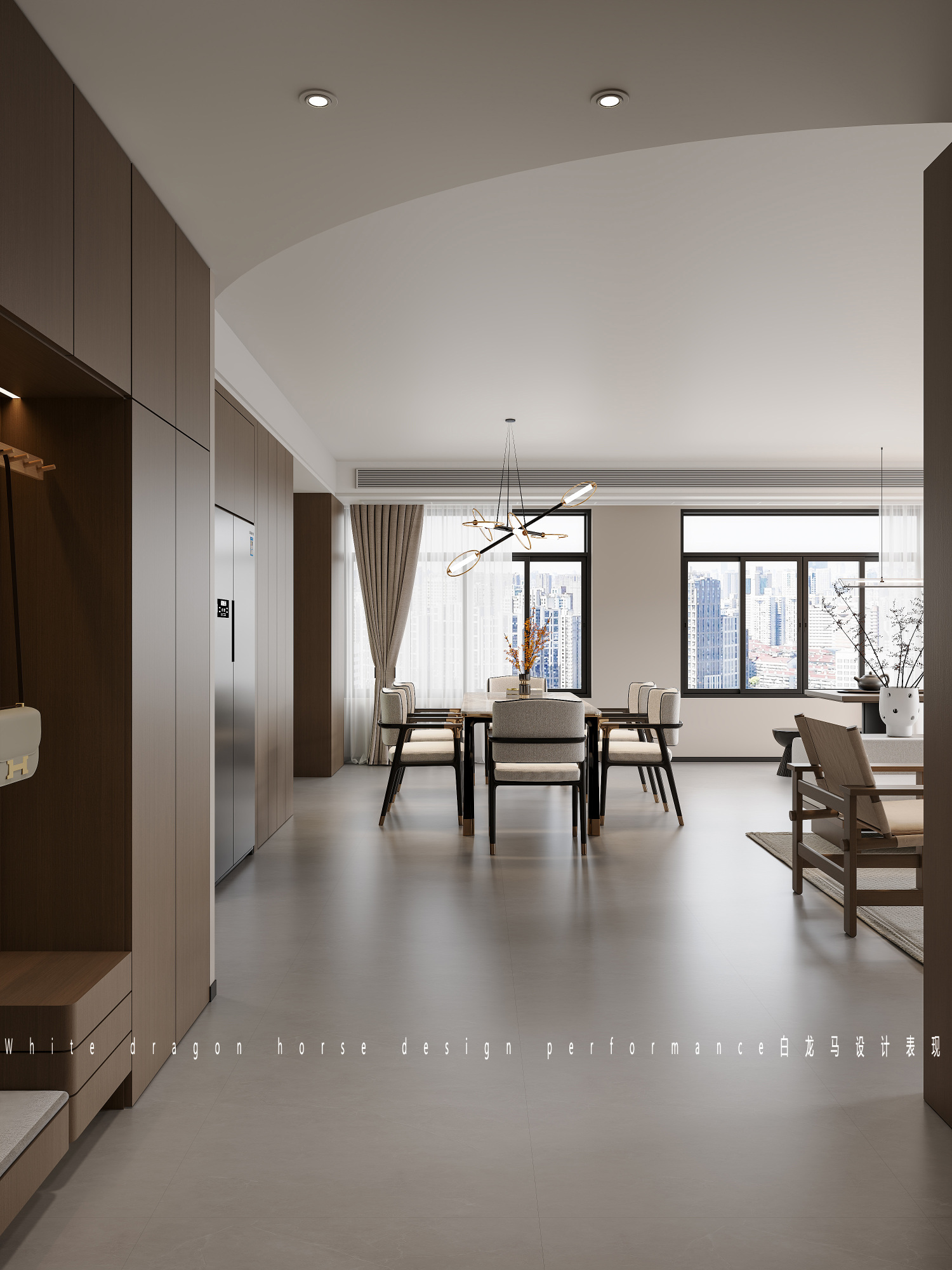 现代中古风家装效果图[ID: 114246720]_建e效果图