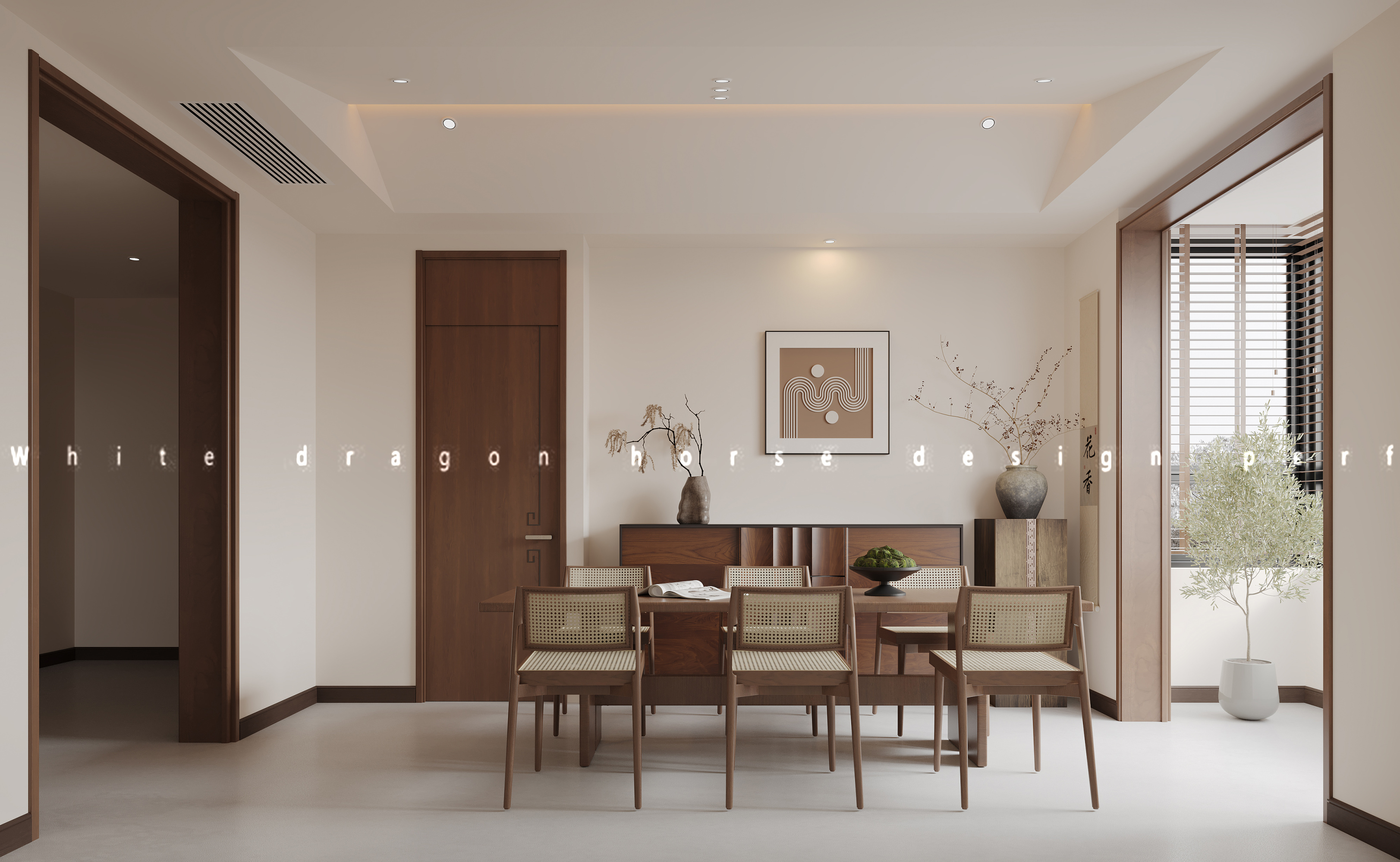 极简新中式精致效果图[ID: 114246757]_建e效果图