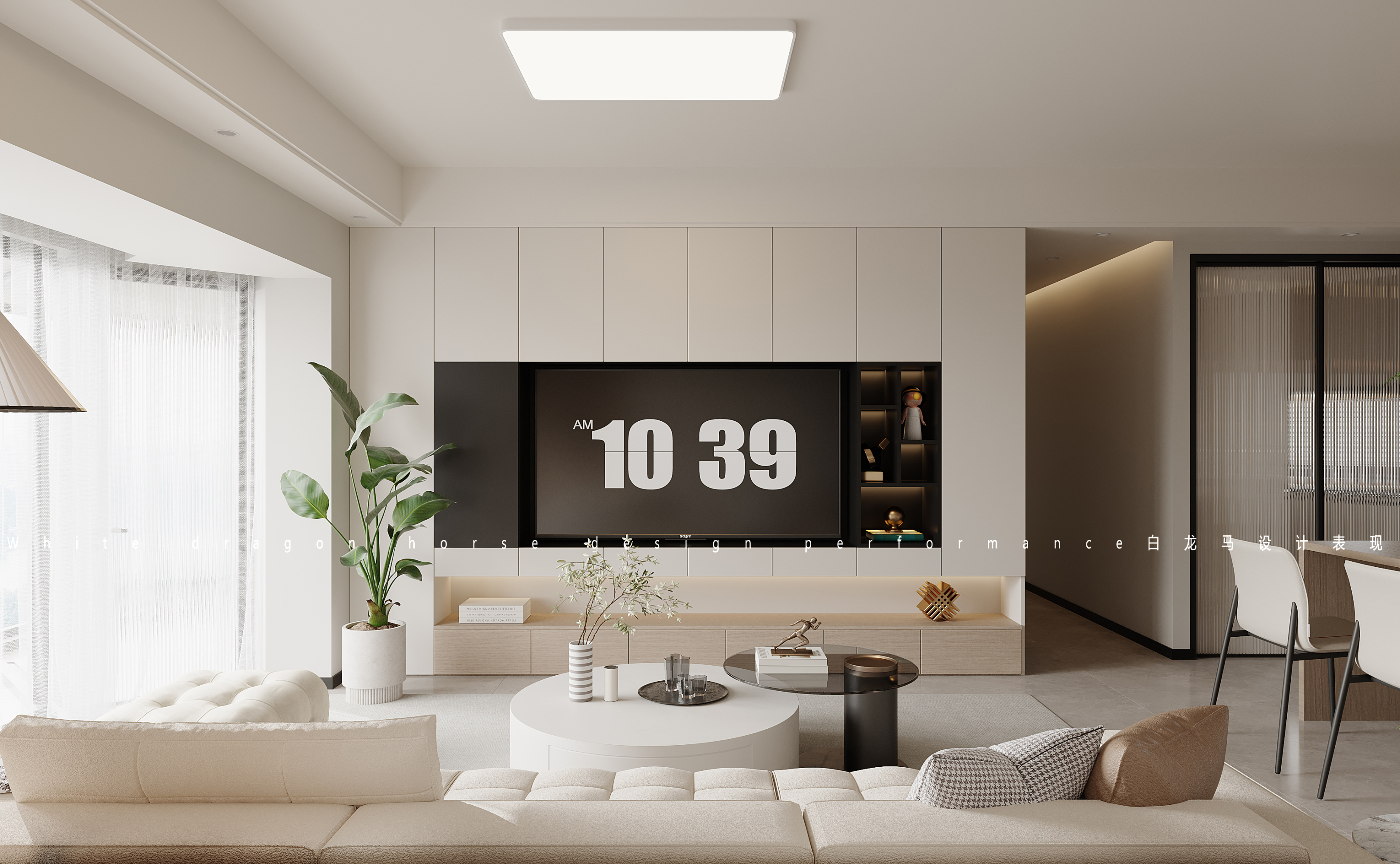 现代奶油风家装效果图[ID: 114246708]_建e效果图