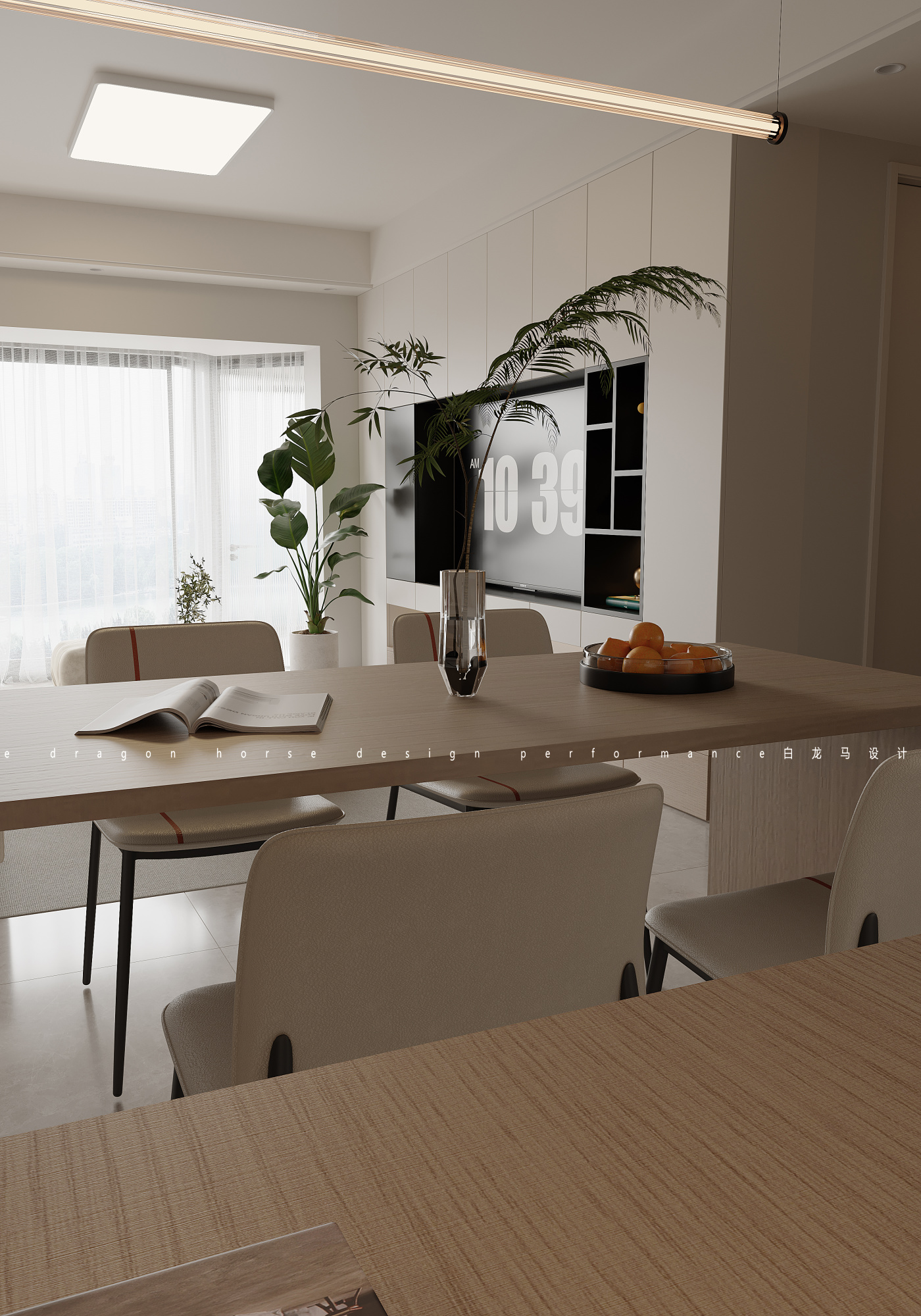 现代奶油风家装效果图[ID: 114246708]_建e效果图