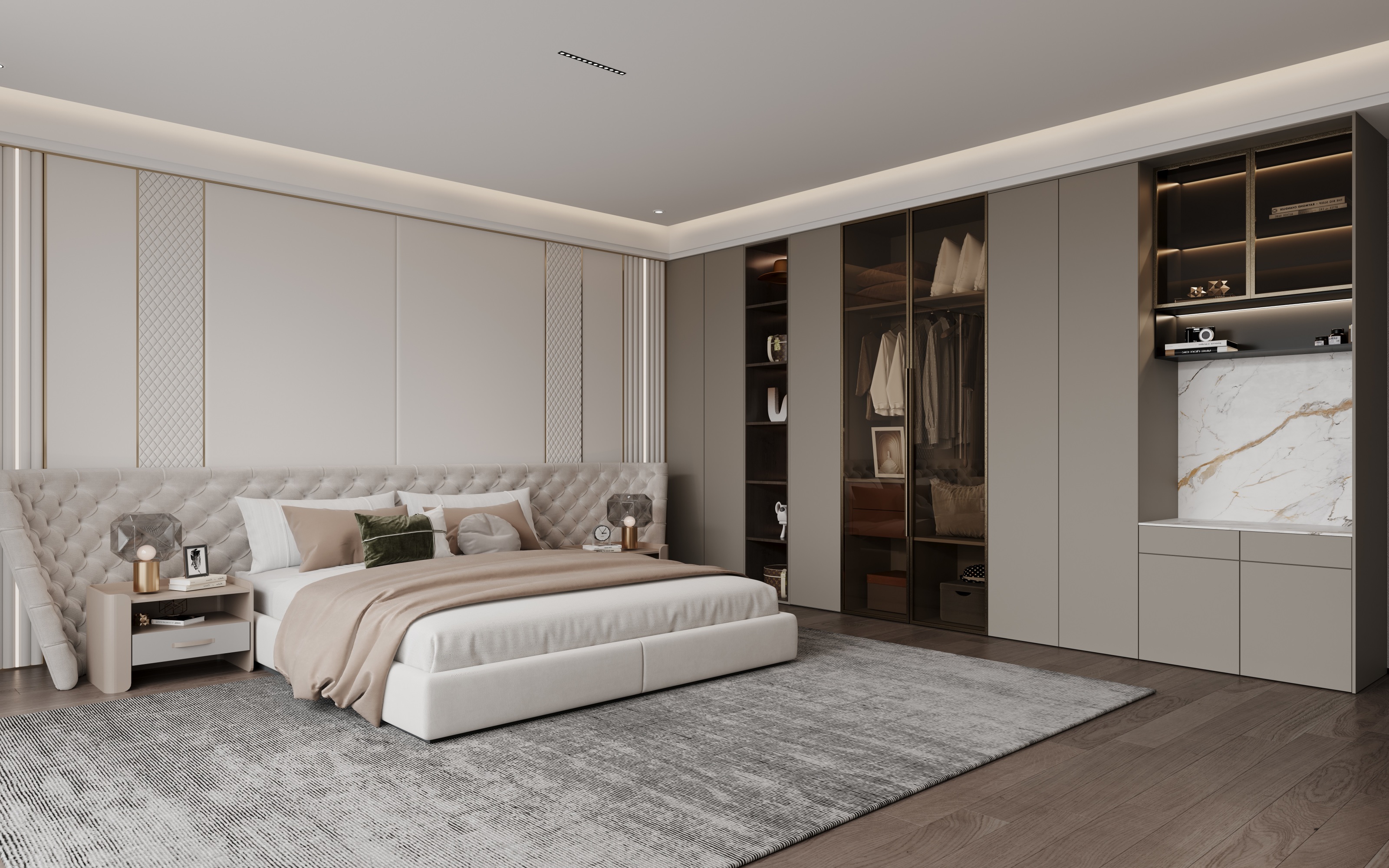 意式简约平层效果图[ID: 114181369]_建e效果图