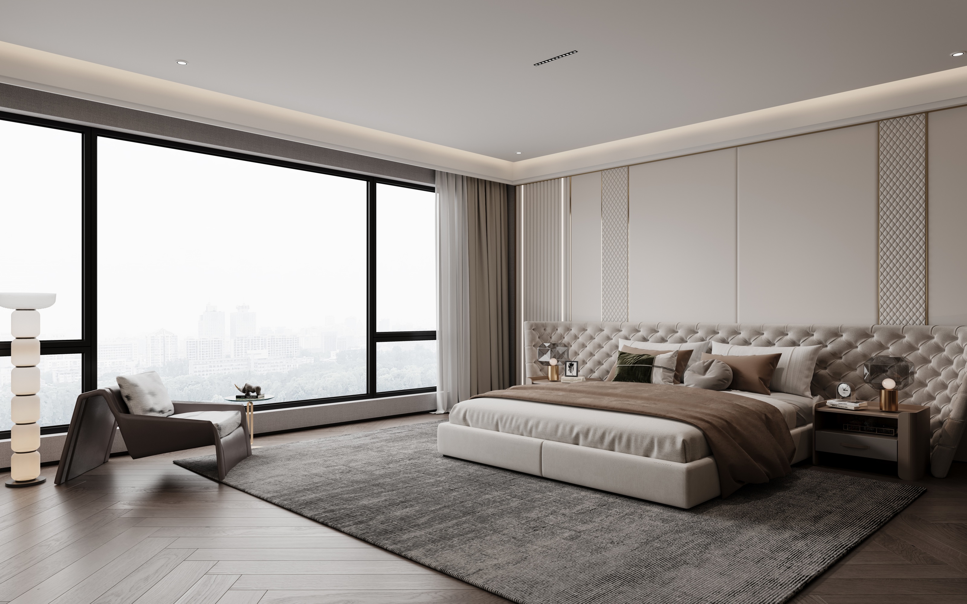 意式简约平层效果图[ID: 114181369]_建e效果图