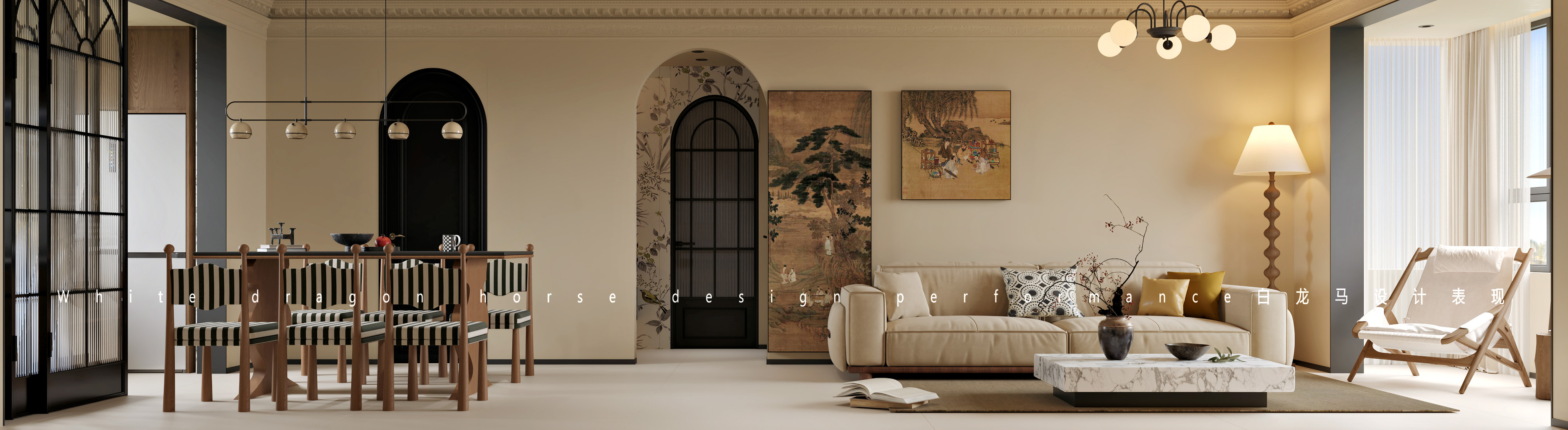 中古风家装效果图[ID: 114181177]_建e效果图