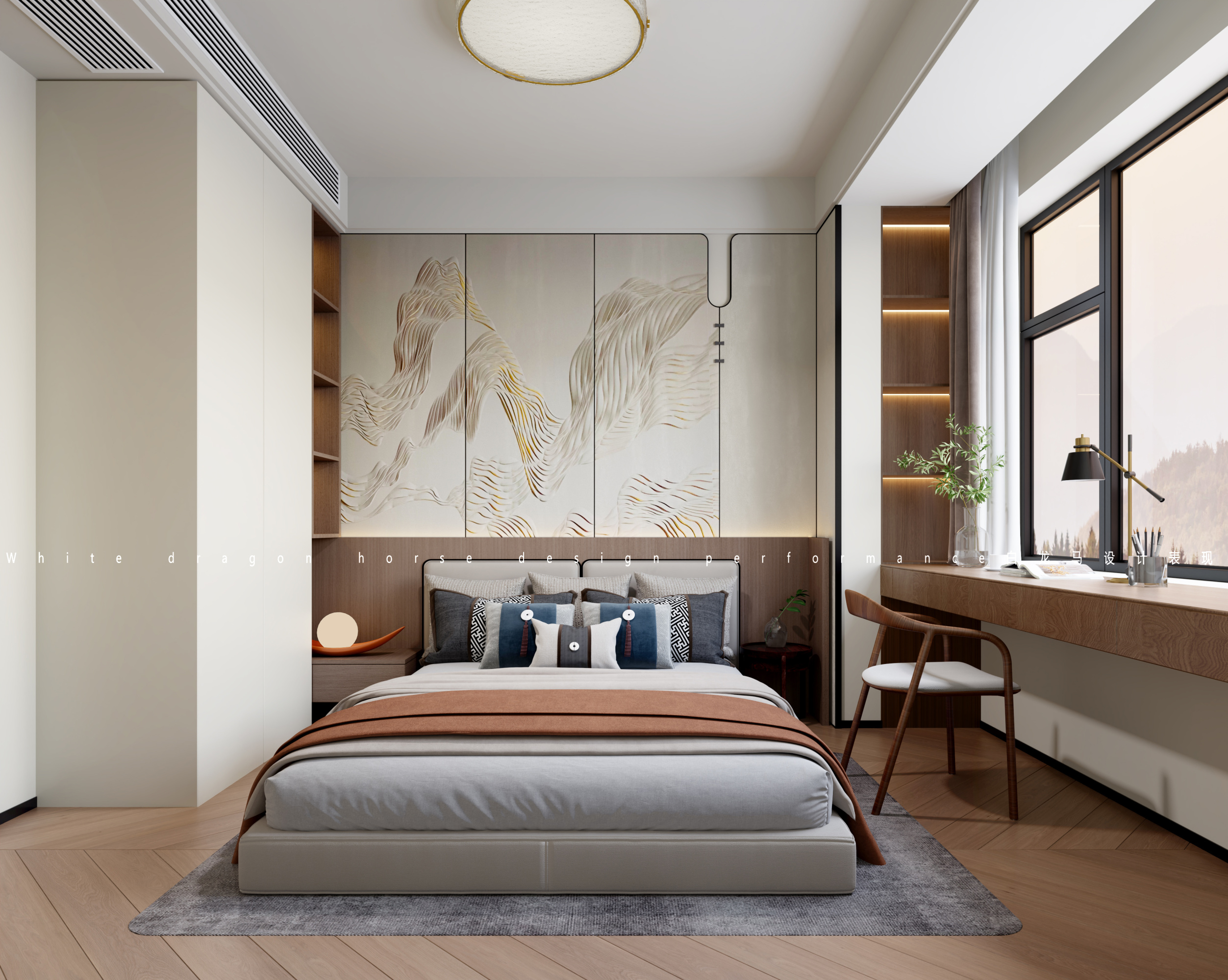 新中式家装效果图[ID: 114181290]_建e效果图