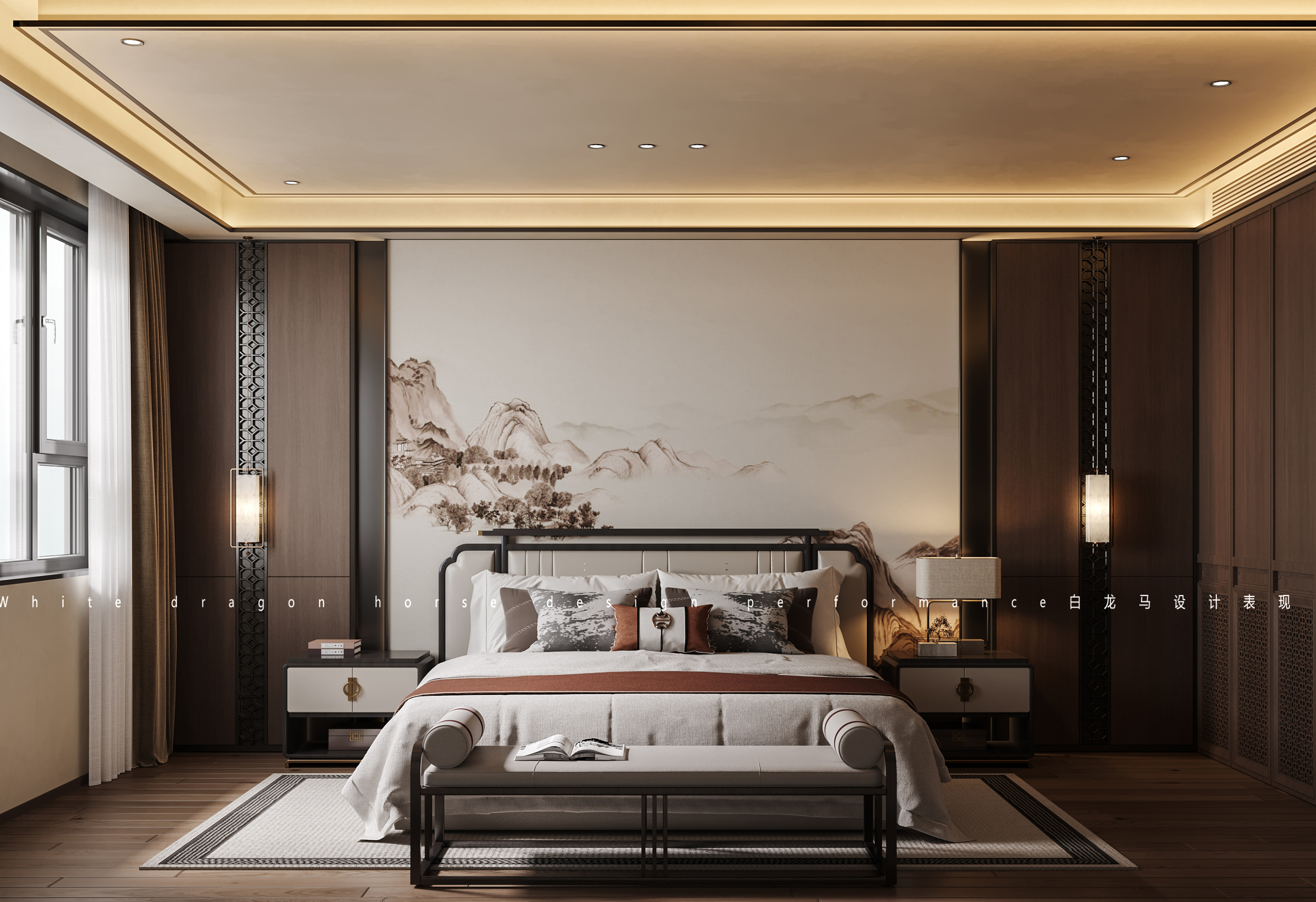 新中式家装效果图[ID: 114181274]_建e效果图