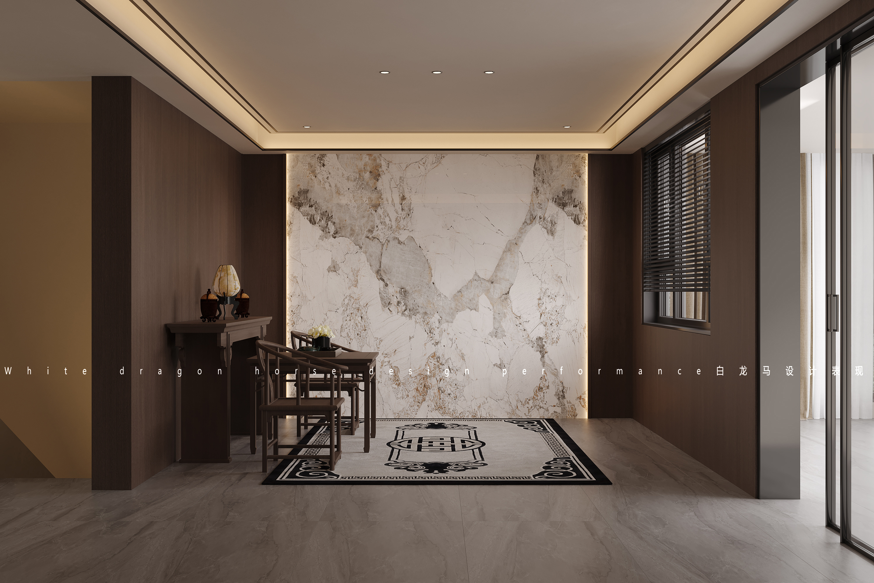 新中式家装效果图[ID: 114181274]_建e效果图