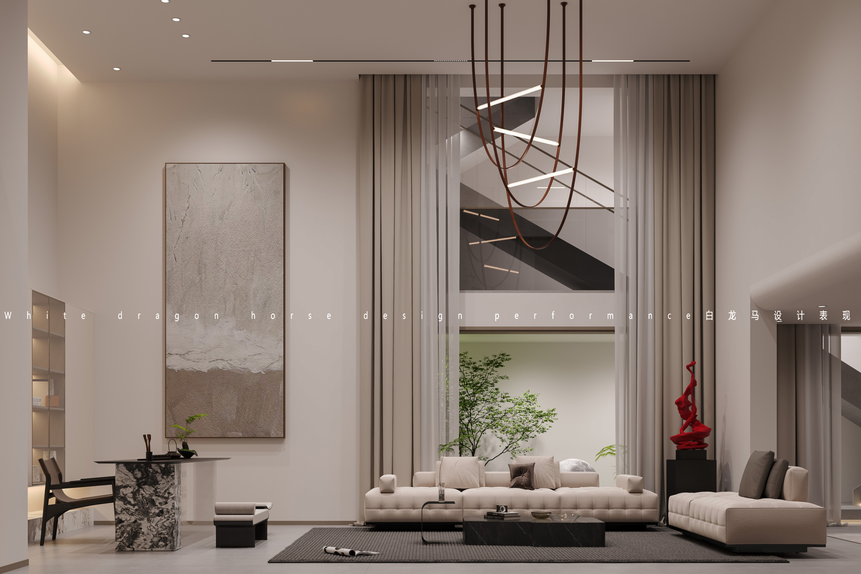 意式轻奢别墅效果图[ID: 114181246]_建e效果图
