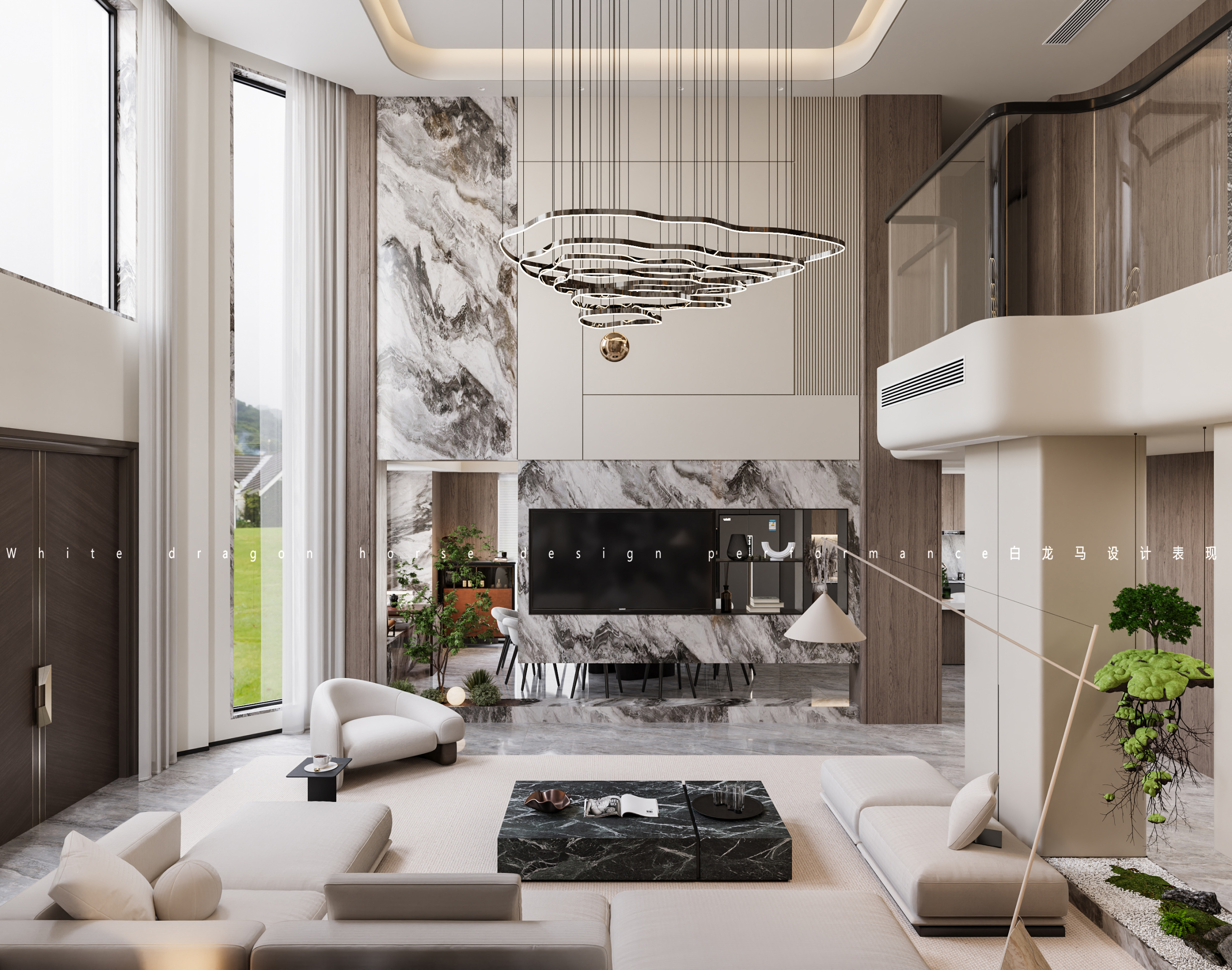 意式轻奢别墅效果图[ID: 114181296]_建e效果图