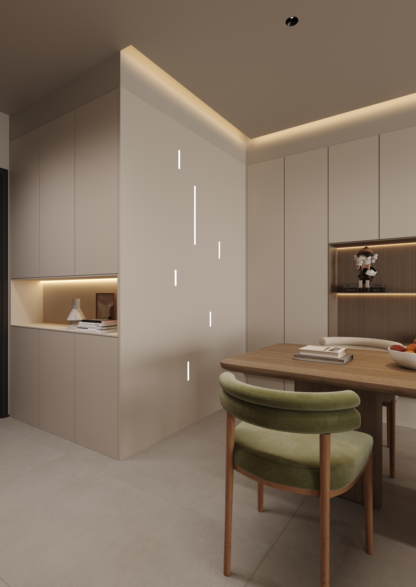 奶油极简家装效果图[ID: 114181152]_建e效果图