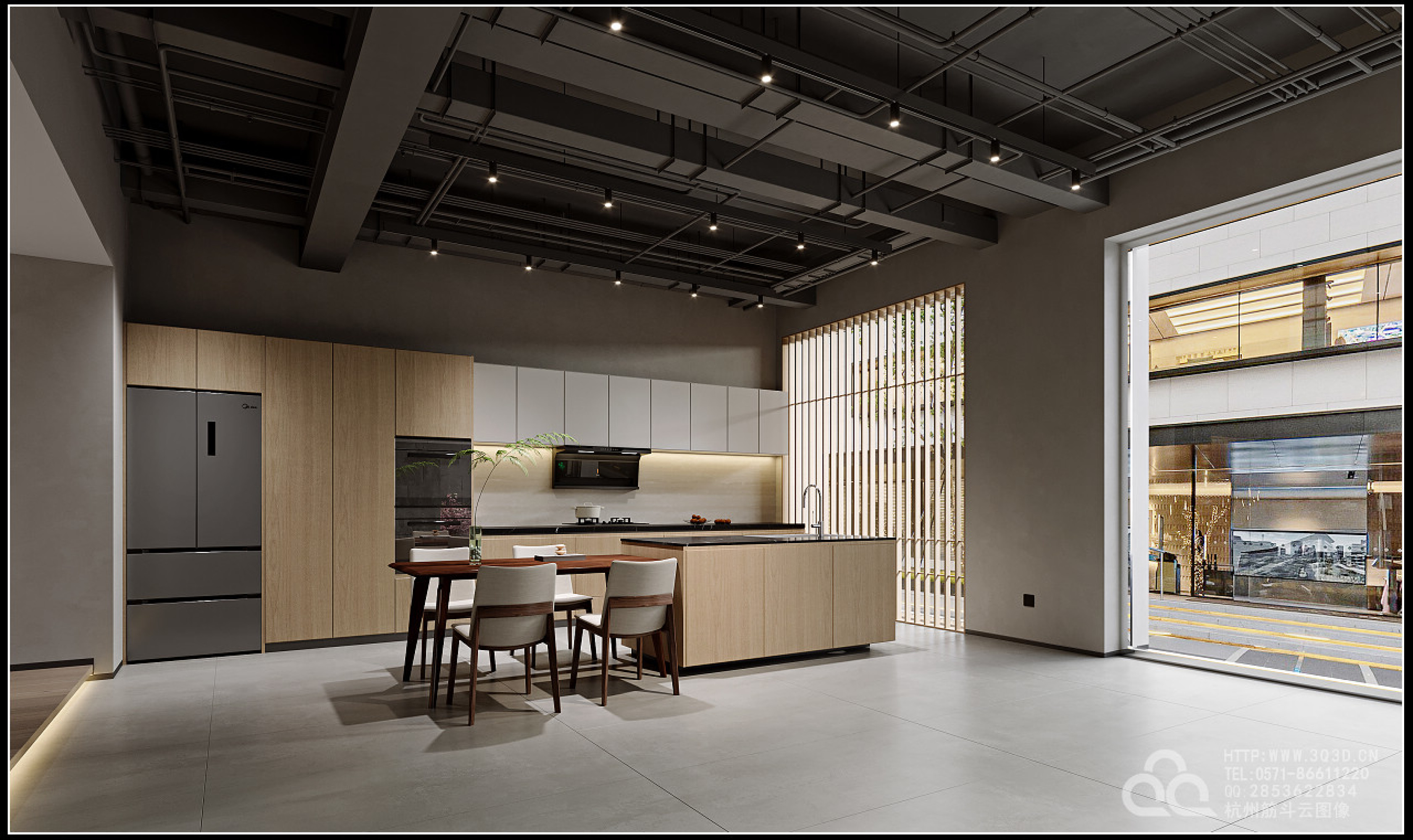 现代工装办公楼效果图[ID: 114181298]_建e效果图
