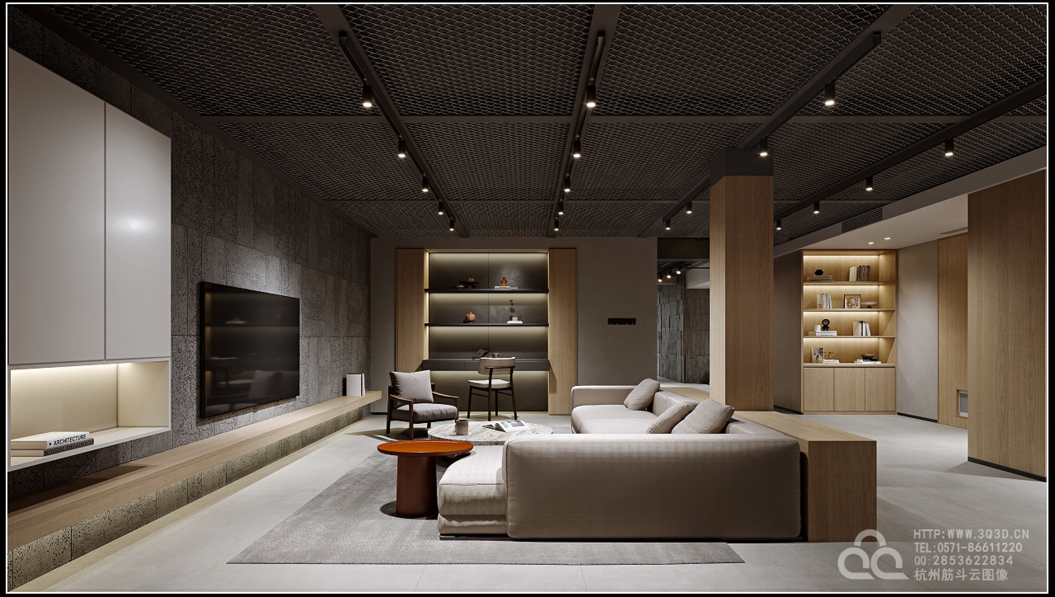 现代工装办公楼效果图[ID: 114181298]_建e效果图