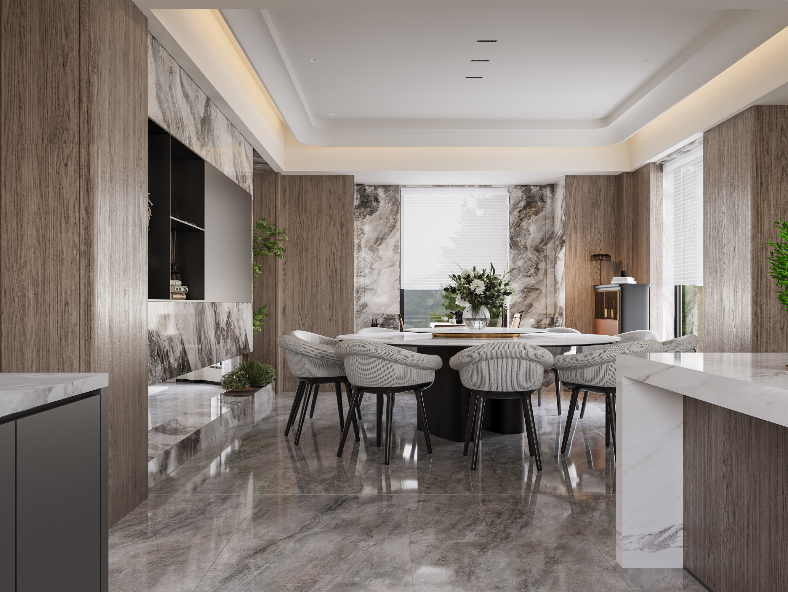 意式轻奢家装效果图[ID: 114181154]_建e效果图
