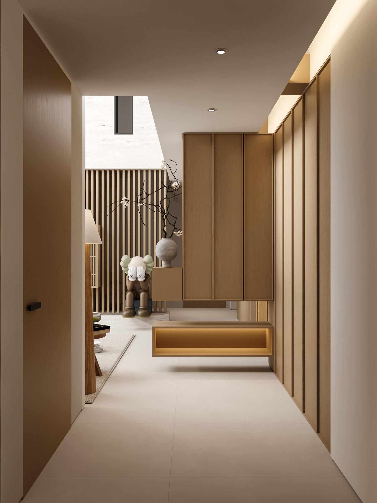 日式原木家装效果图[ID: 114181122]_建e效果图