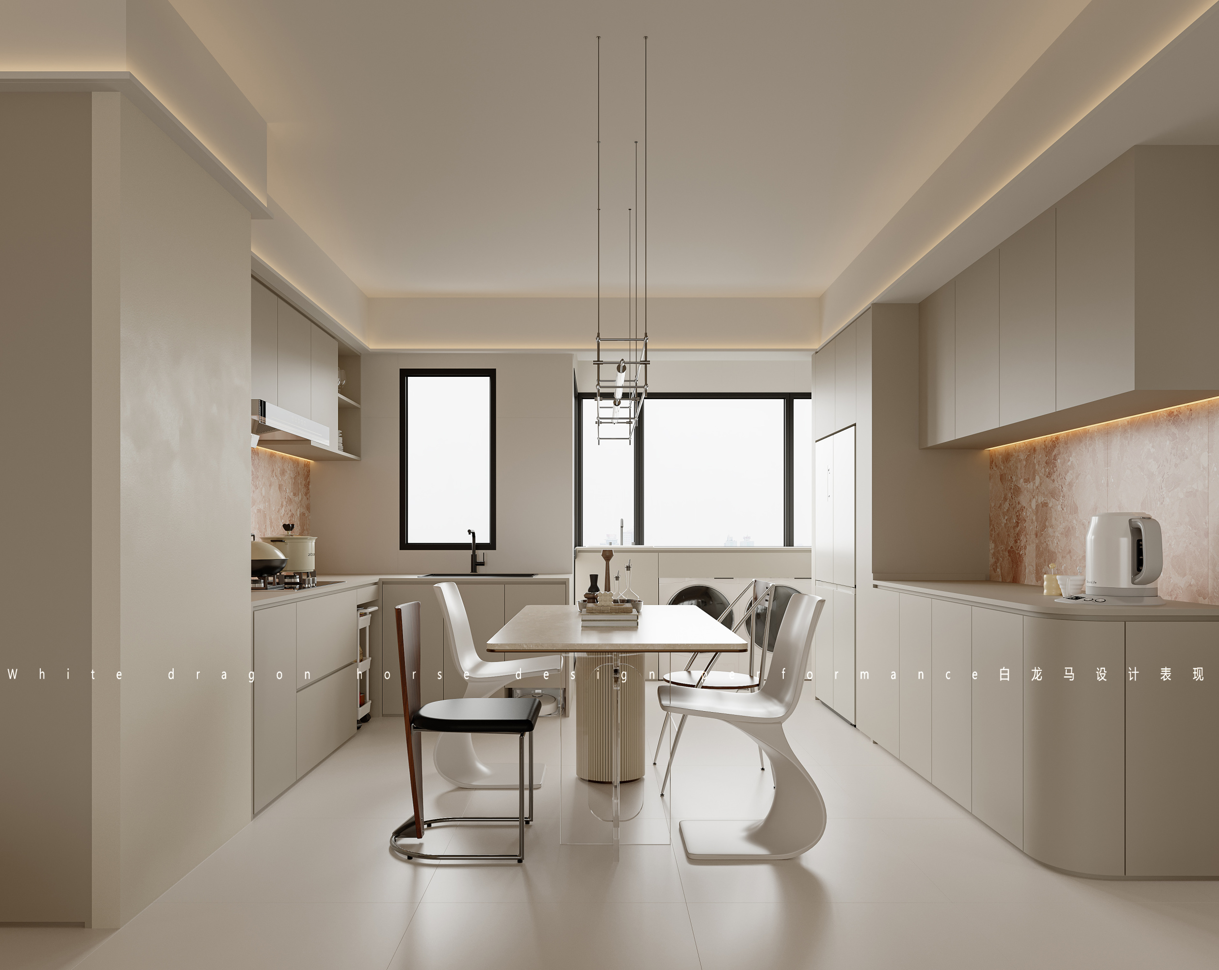 奶油中古风家装效果图[ID: 113853577]_建e效果图