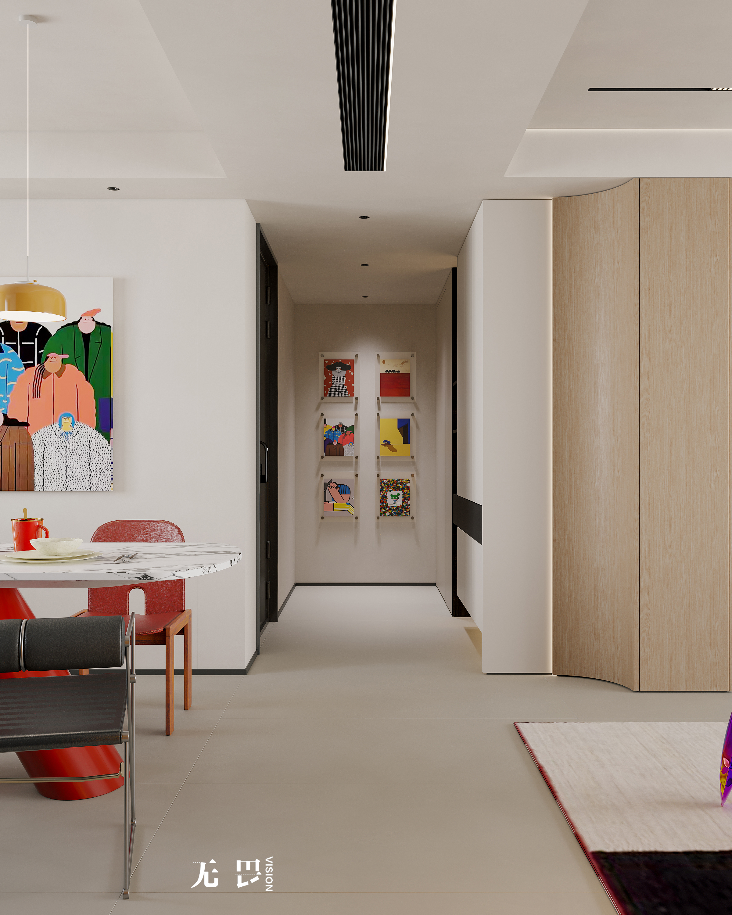 现代包豪斯风家装效果图[ID: 113853688]_建e效果图