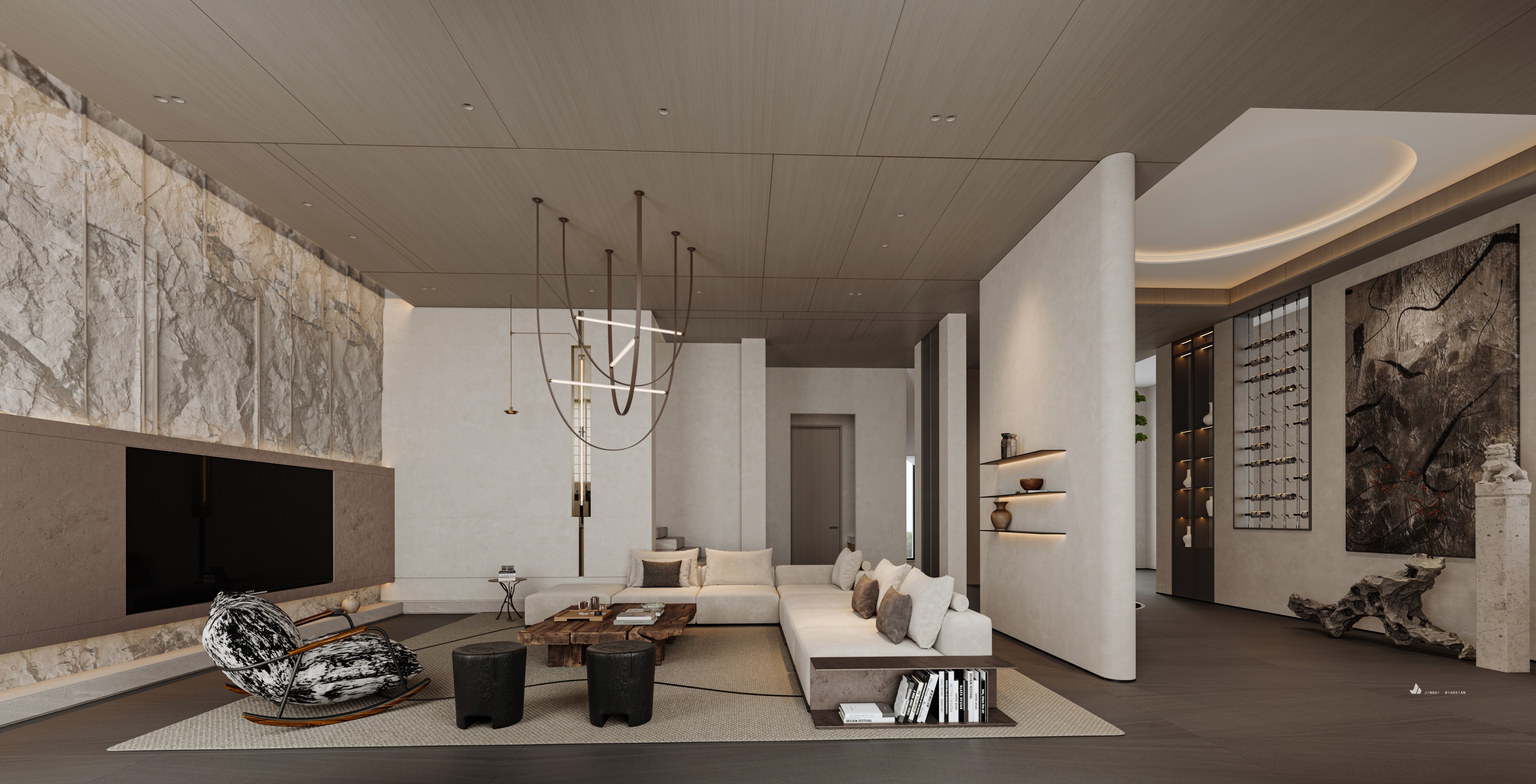 意式轻奢家装效果图[ID: 113853460]_建e效果图