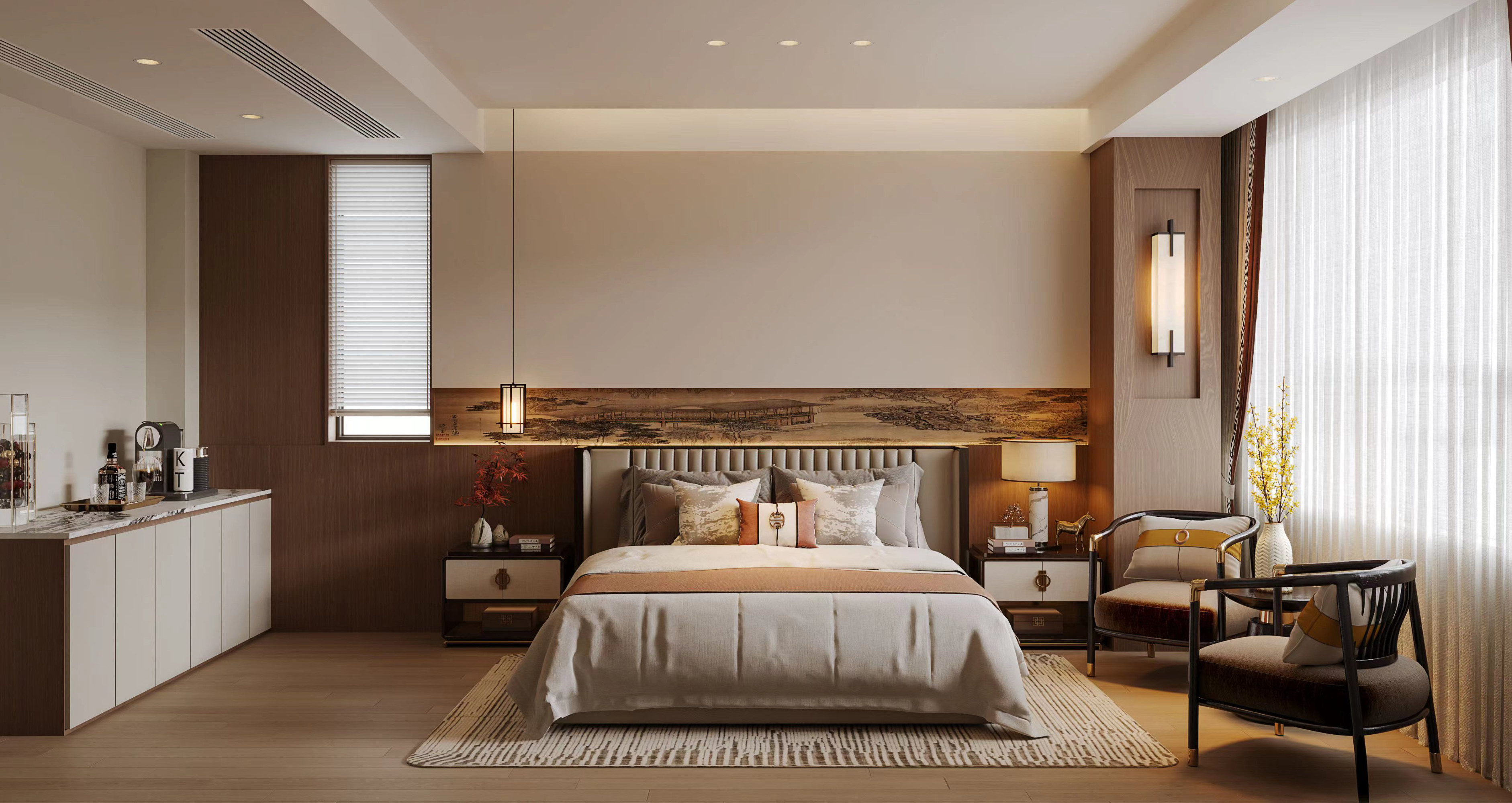 新中式别墅效果图[ID: 113788072]_建e效果图