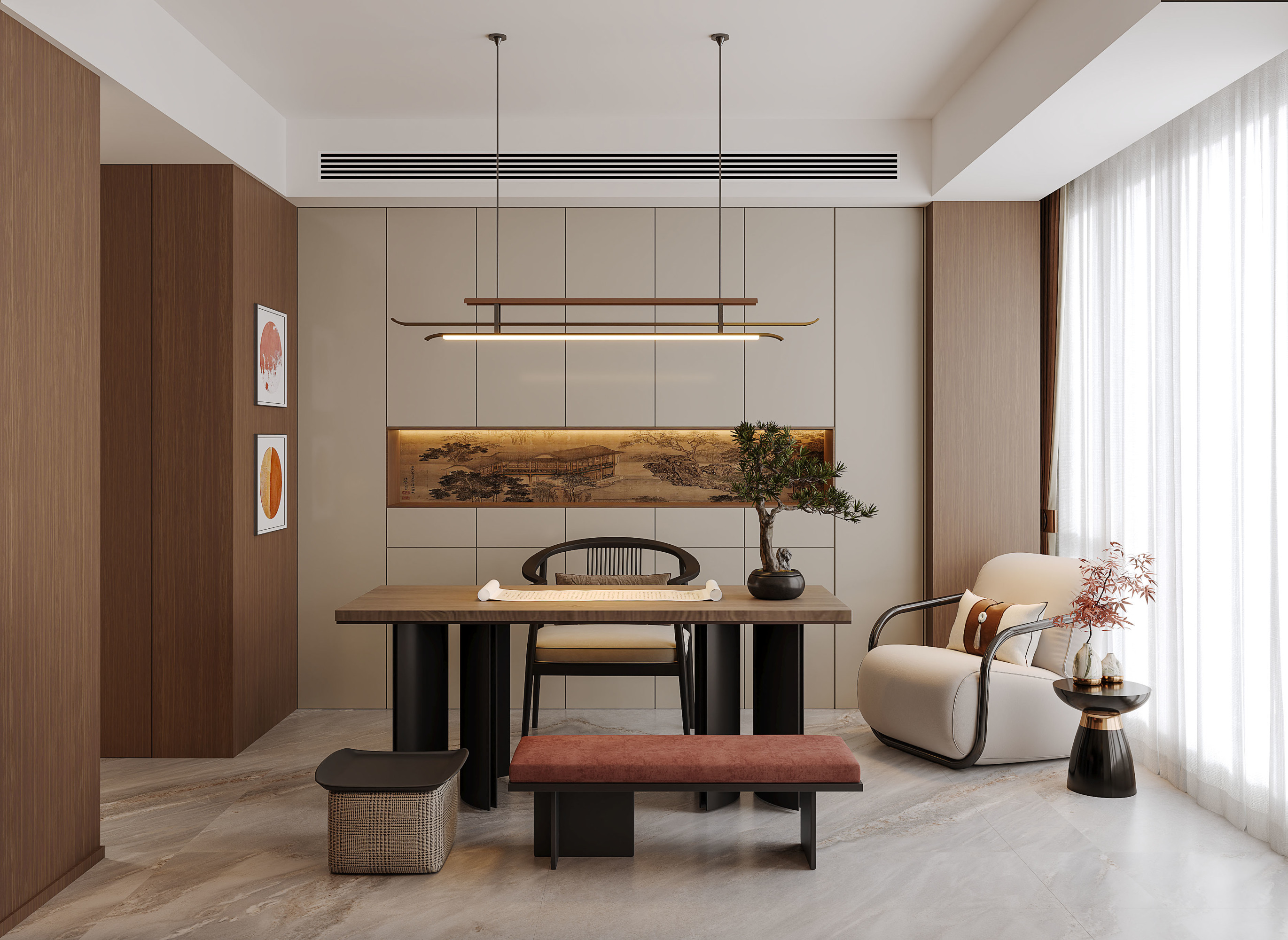 新中式别墅效果图[ID: 113788072]_建e效果图