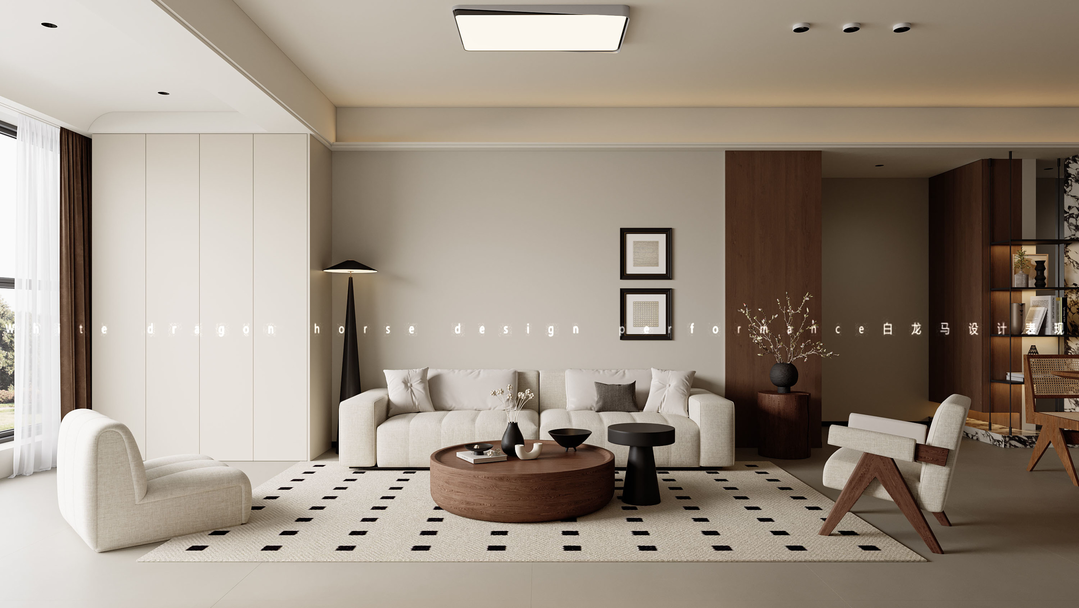 中古风大平层效果图[ID: 113788016]_建e效果图