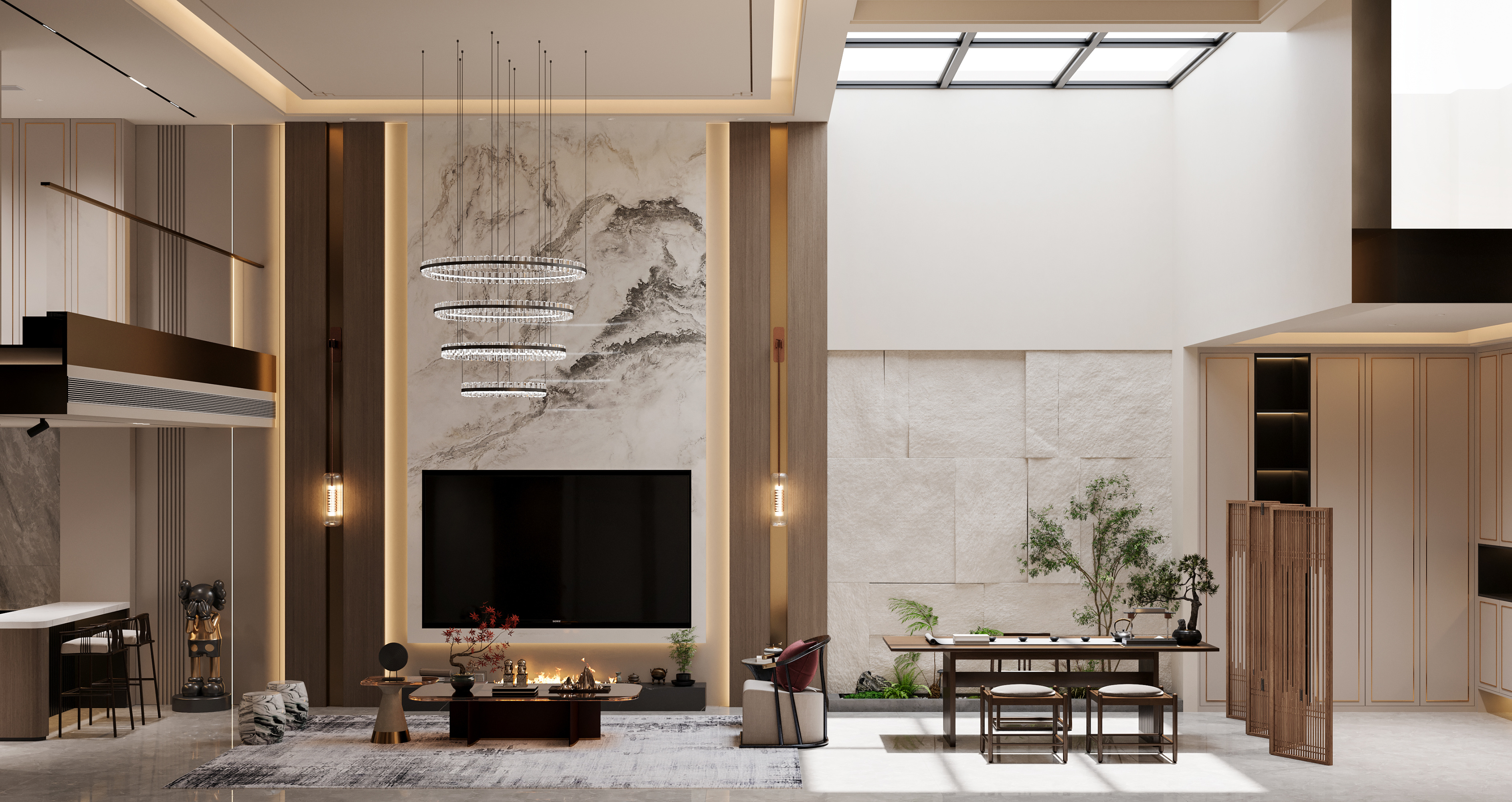 新中式别墅效果图[ID: 113787941]_建e效果图