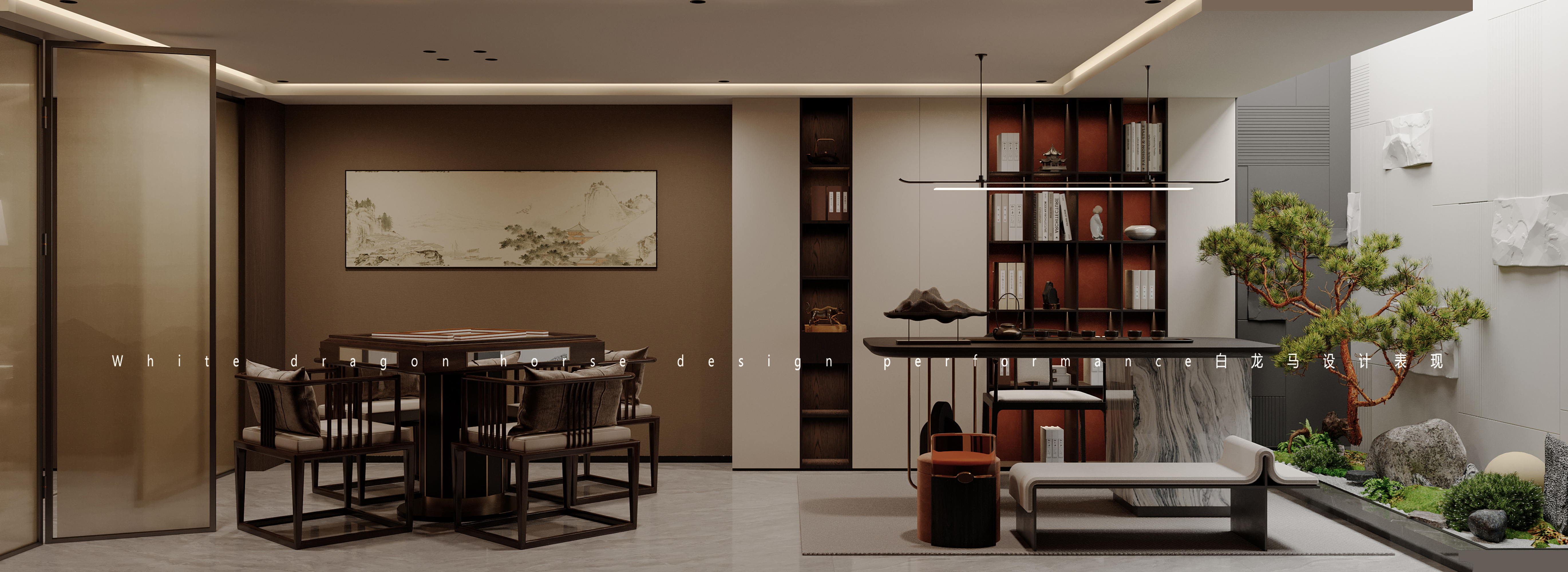 意式轻奢别墅家装效果图[ID: 113787973]_建e效果图