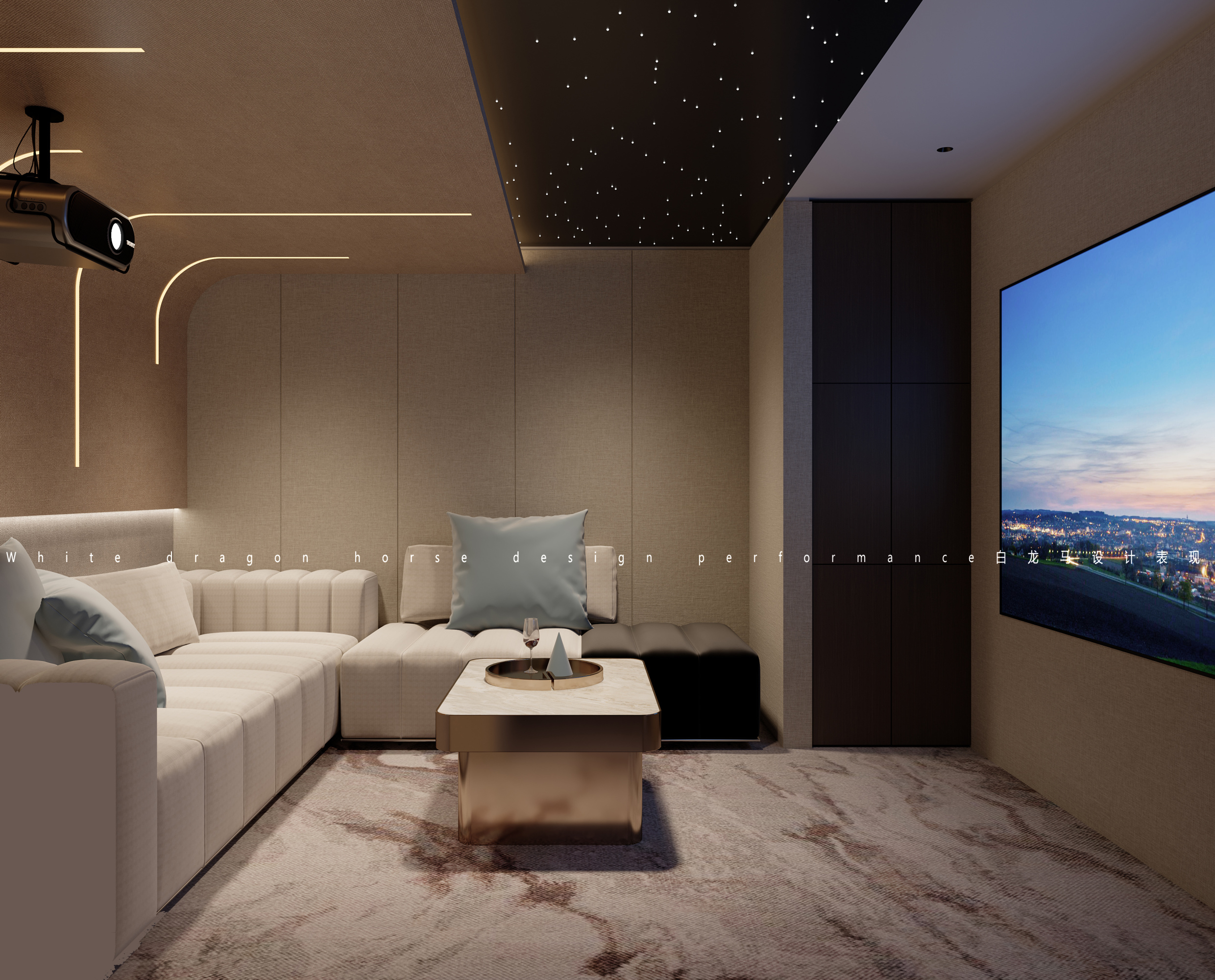 意式轻奢别墅家装效果图[ID: 113787973]_建e效果图