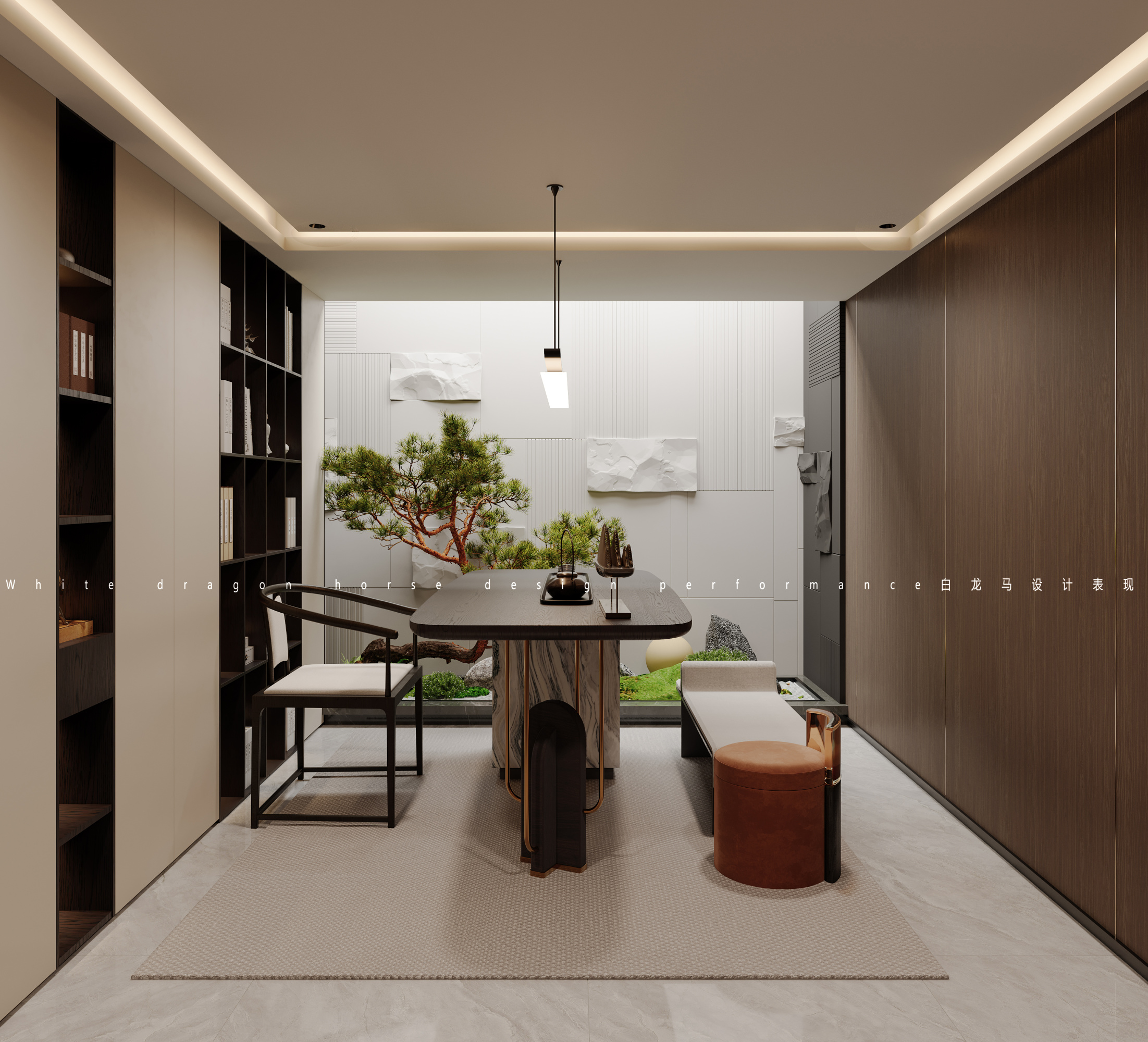 意式轻奢别墅家装效果图[ID: 113787973]_建e效果图