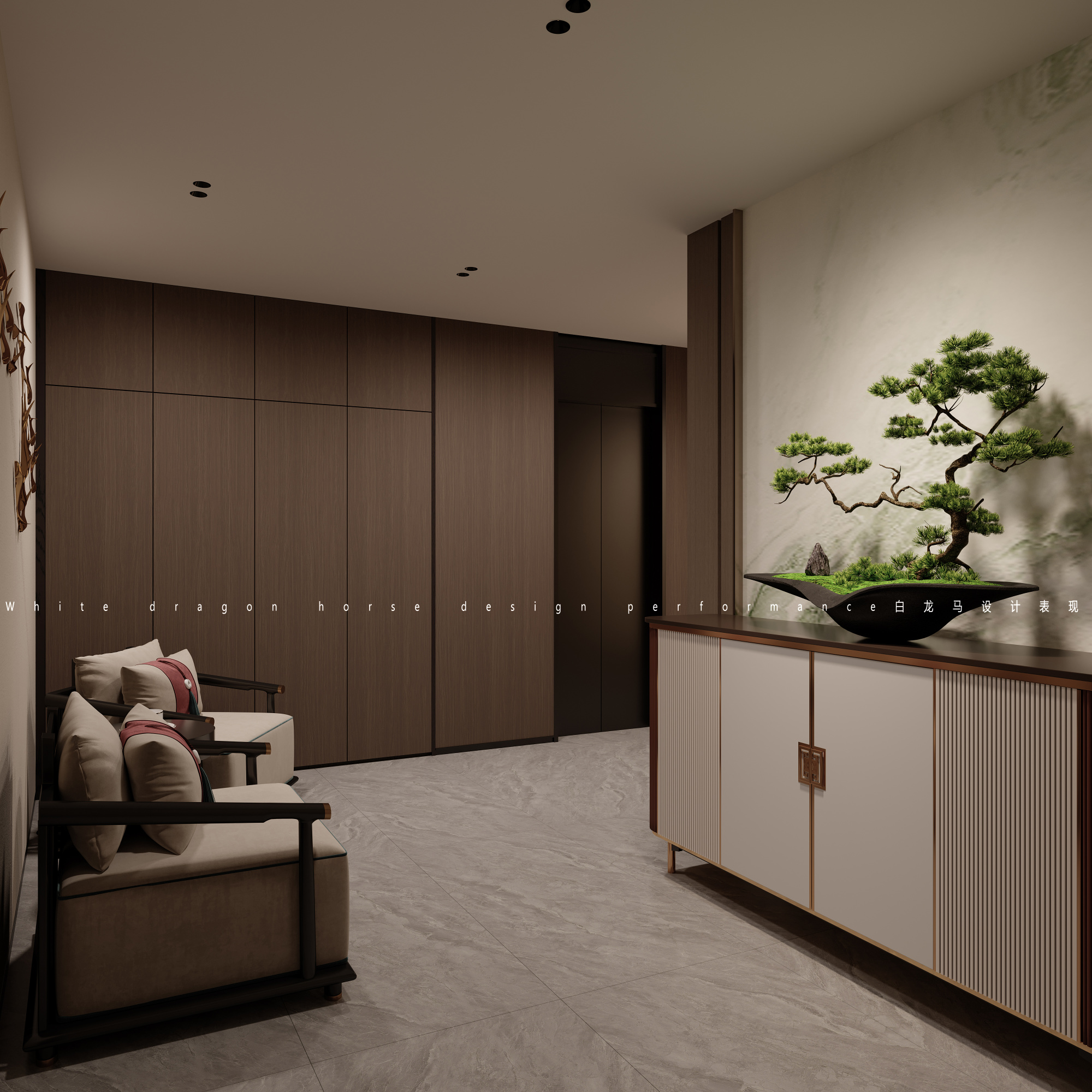 意式轻奢别墅家装效果图[ID: 113787973]_建e效果图