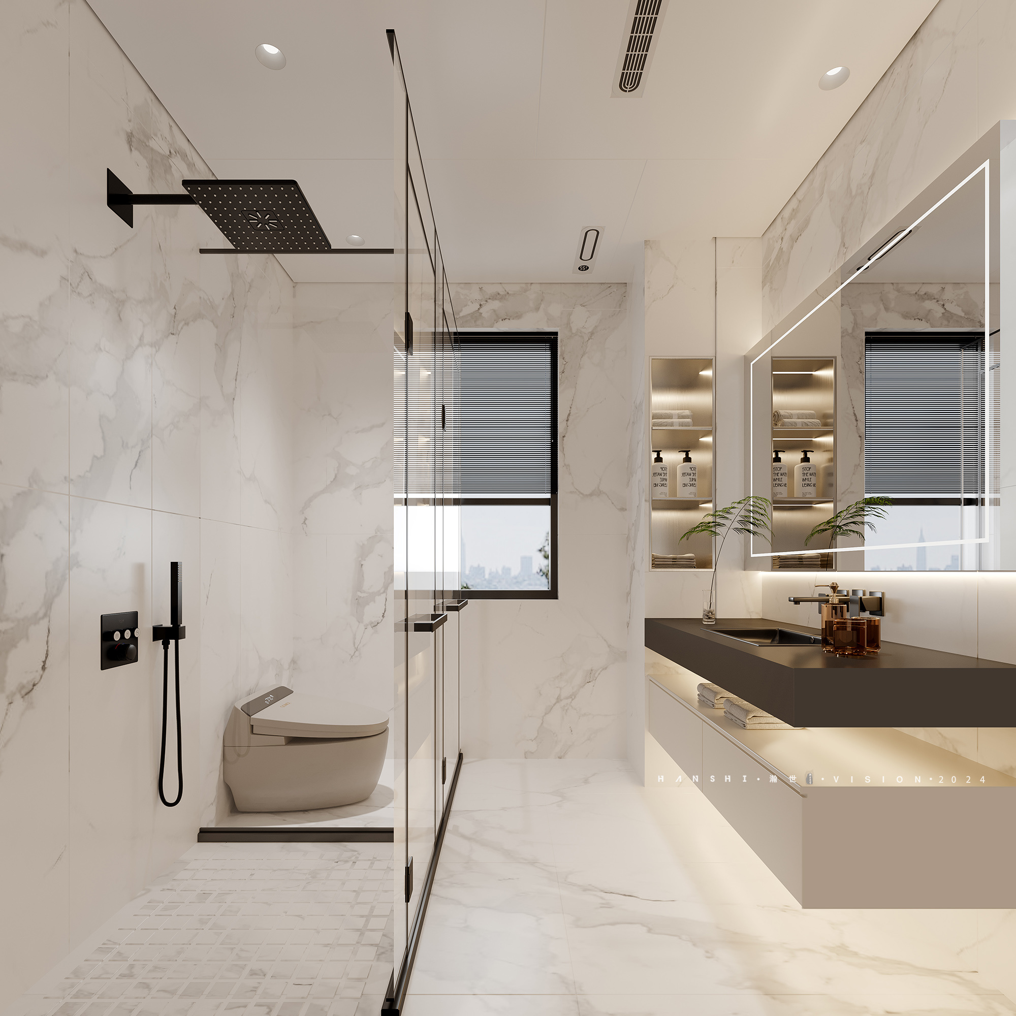 现代意式大平层效果图[ID: 113984741]_建e效果图