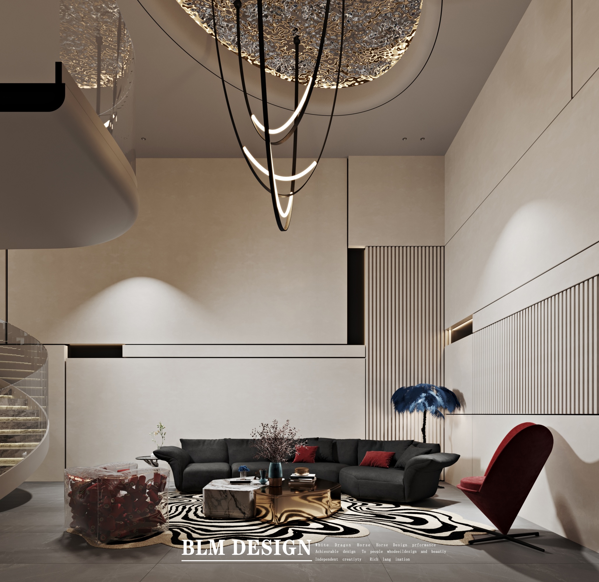 意式轻奢别墅效果图[ID: 113919106]_建e效果图
