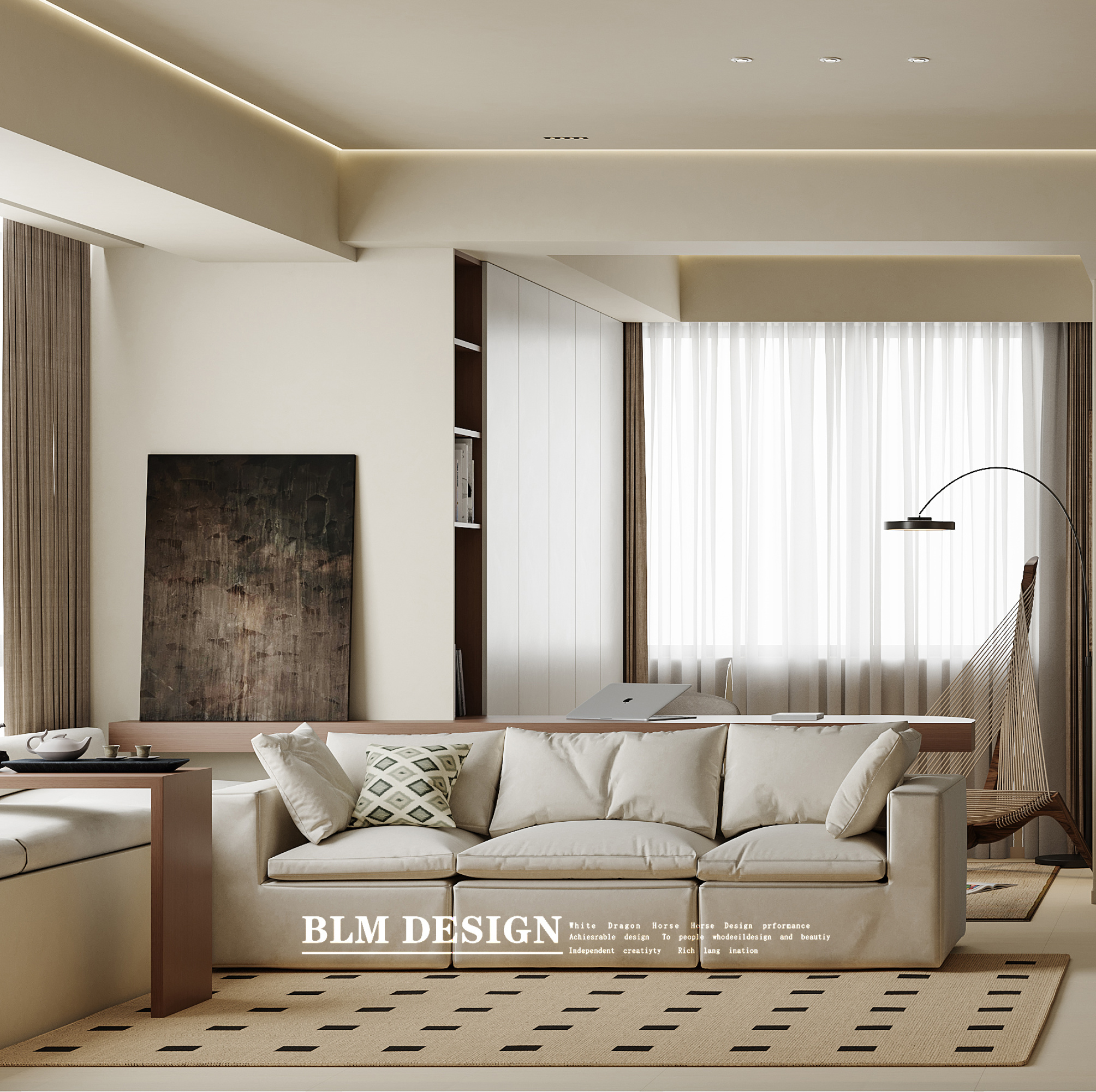 中古风-白龙马效果图[ID: 114640013]_建e效果图