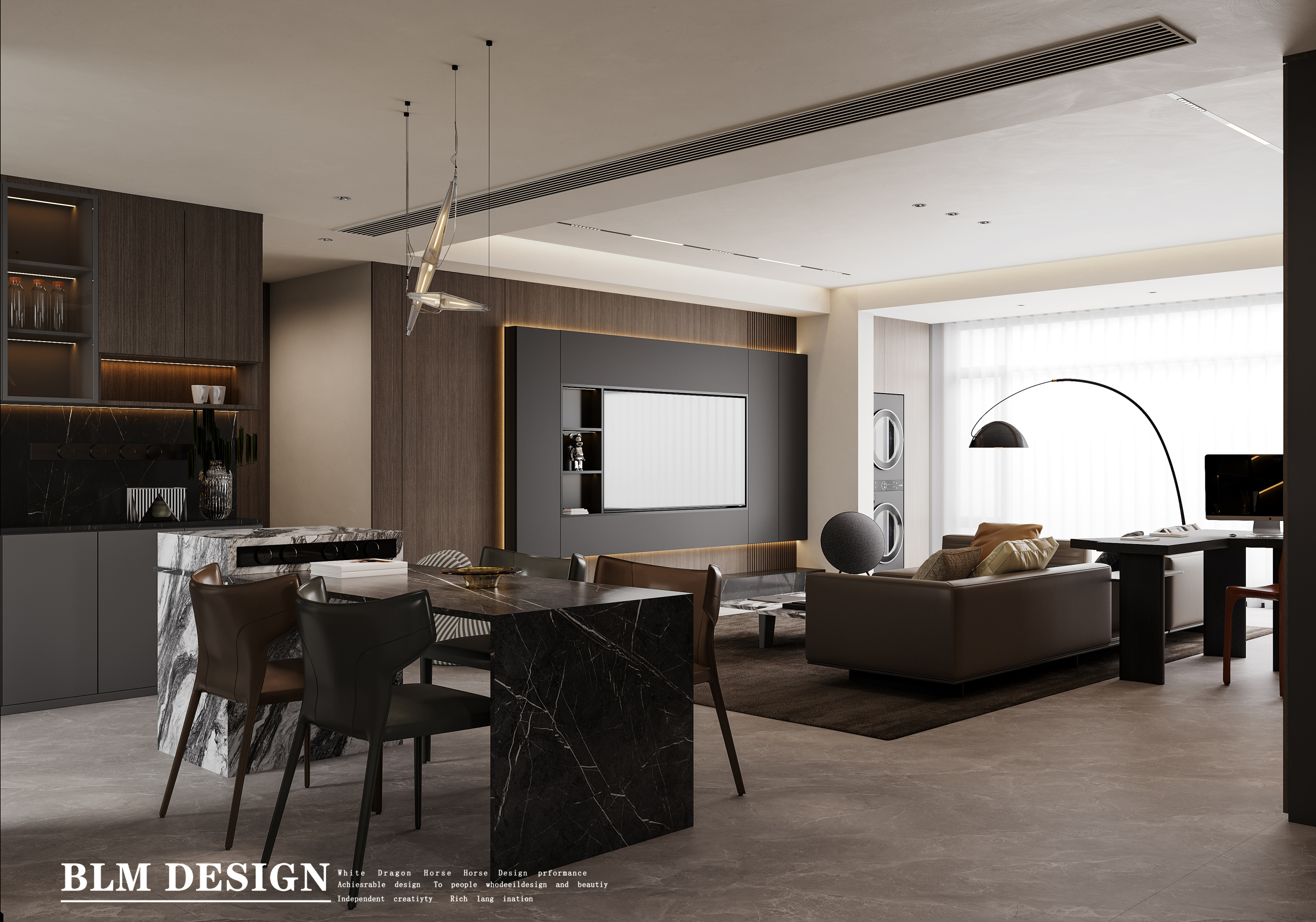 意式简约家装效果图[ID: 114640080]_建e效果图
