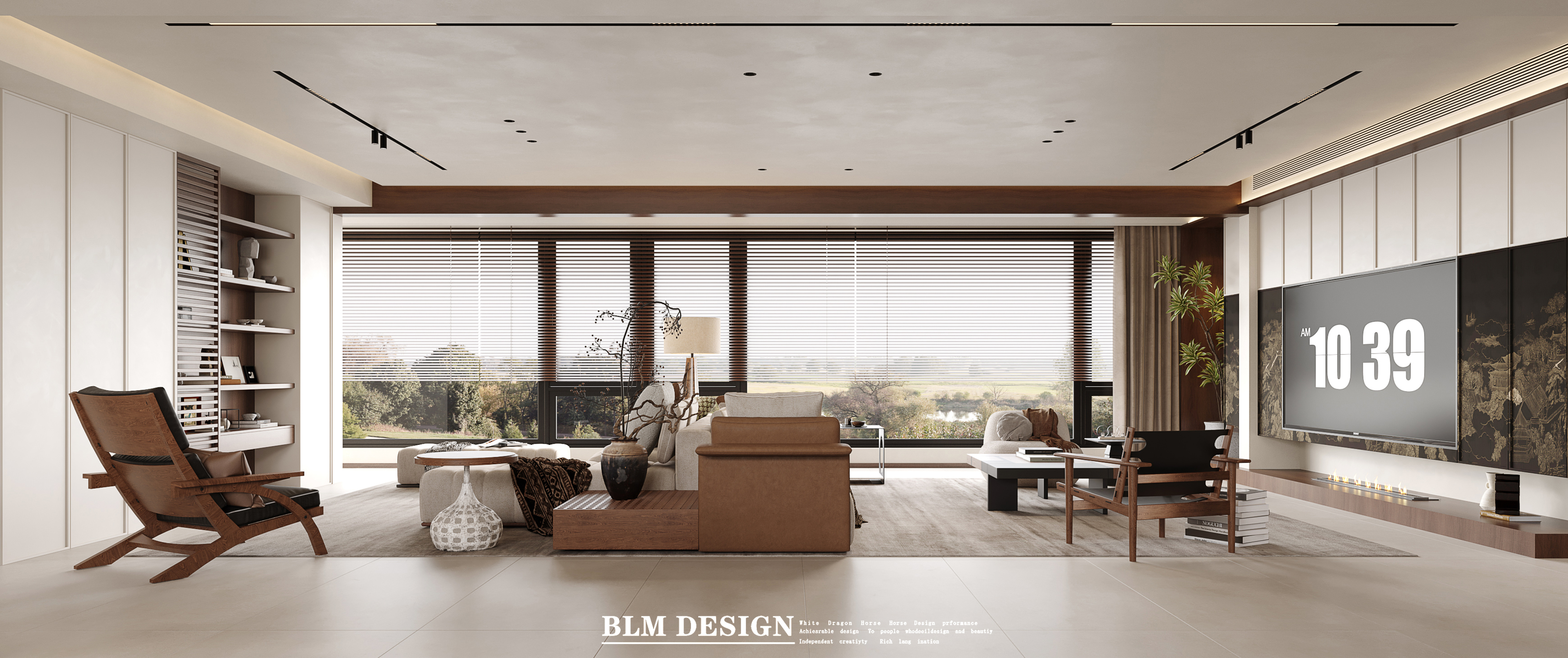 中古风家装案例——白龙马效果图[ID: 114640099]_建e效果图