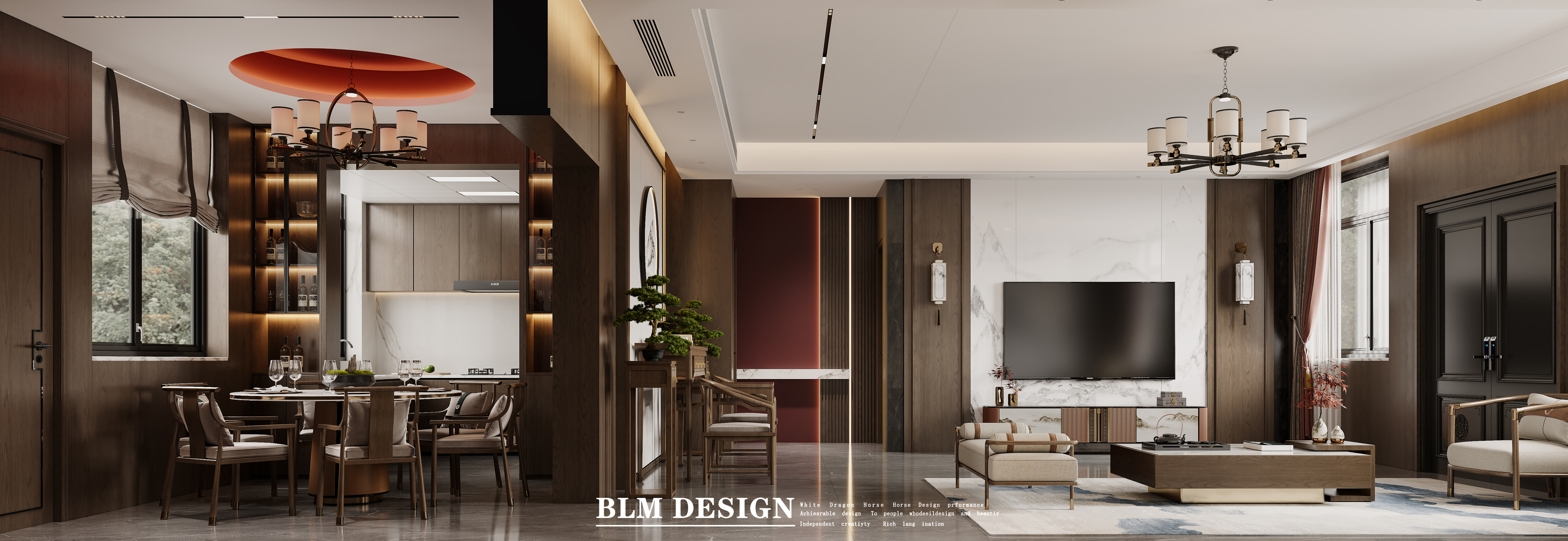 新中式家装效果图[ID: 114639988]_建e效果图