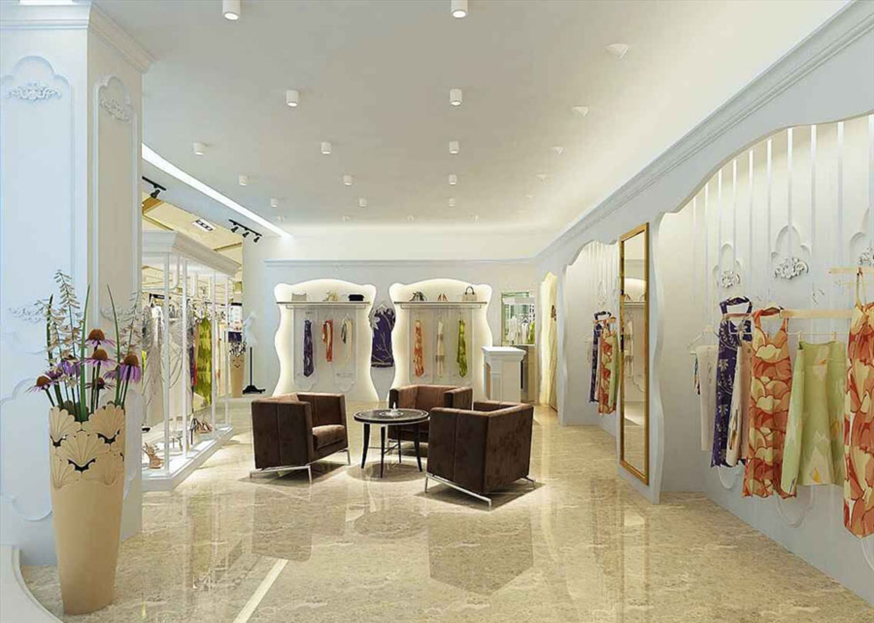 女装店 服装店设计案例效果图[ID: 114574463]_建e效果图